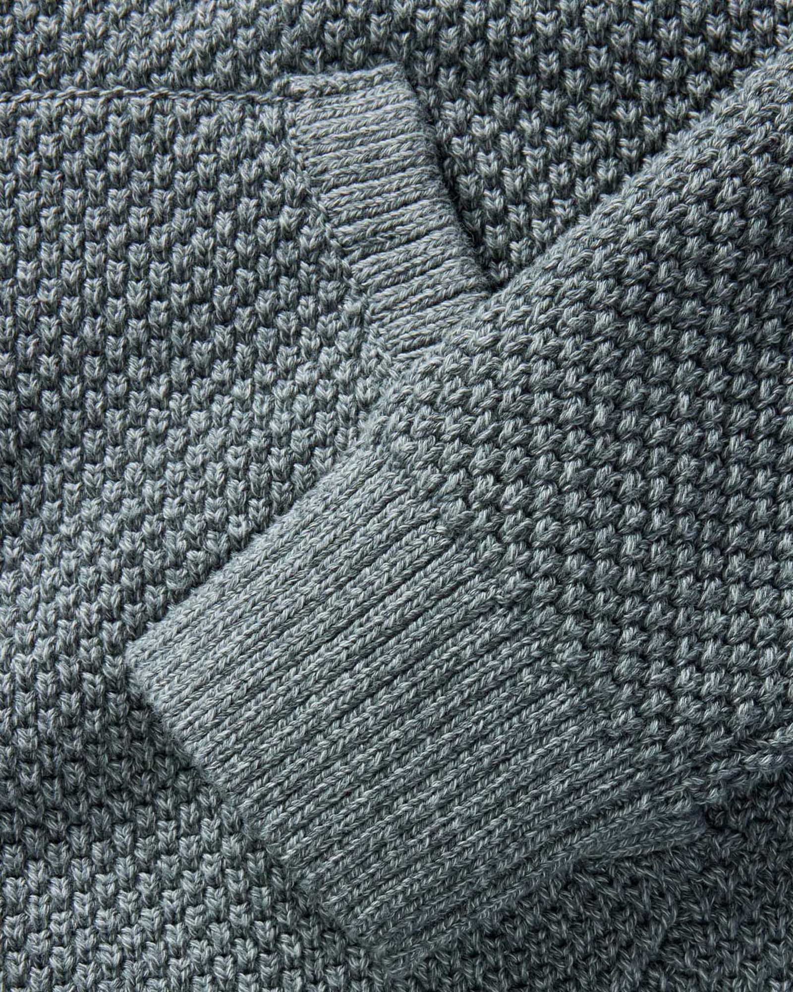 The Crawford Sweater Hoodie in Deep Sea Twist - Image 7