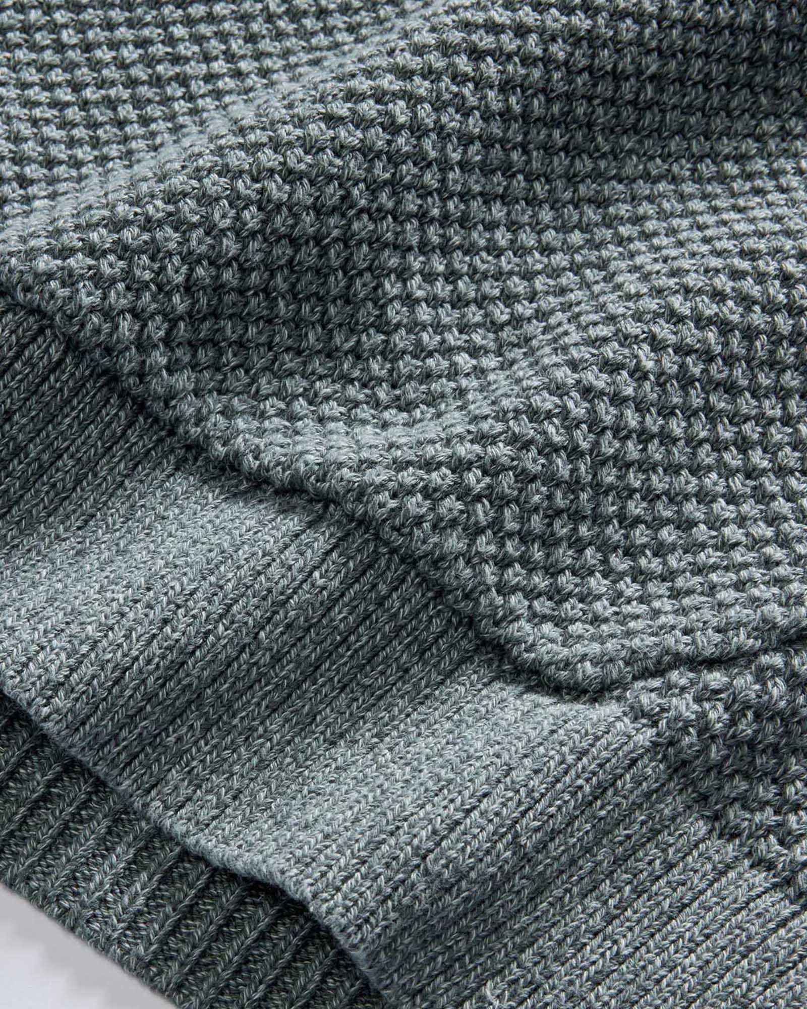 The Crawford Sweater Hoodie in Deep Sea Twist - Image 8