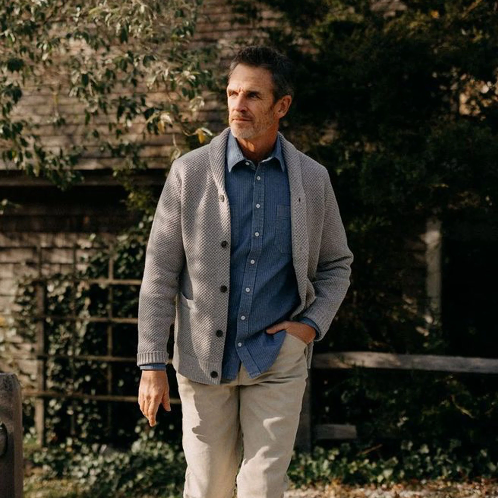 The Crawford Sweater in Ash Twist - Image 2