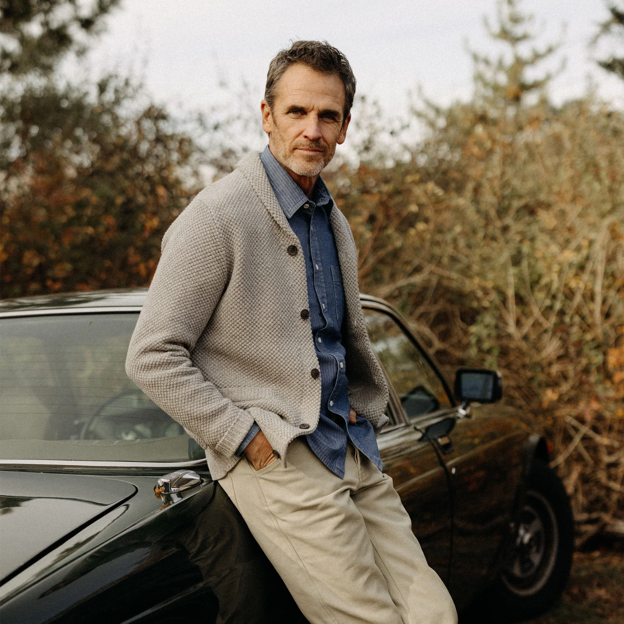 The Crawford Sweater in Ash Twist - Image 4