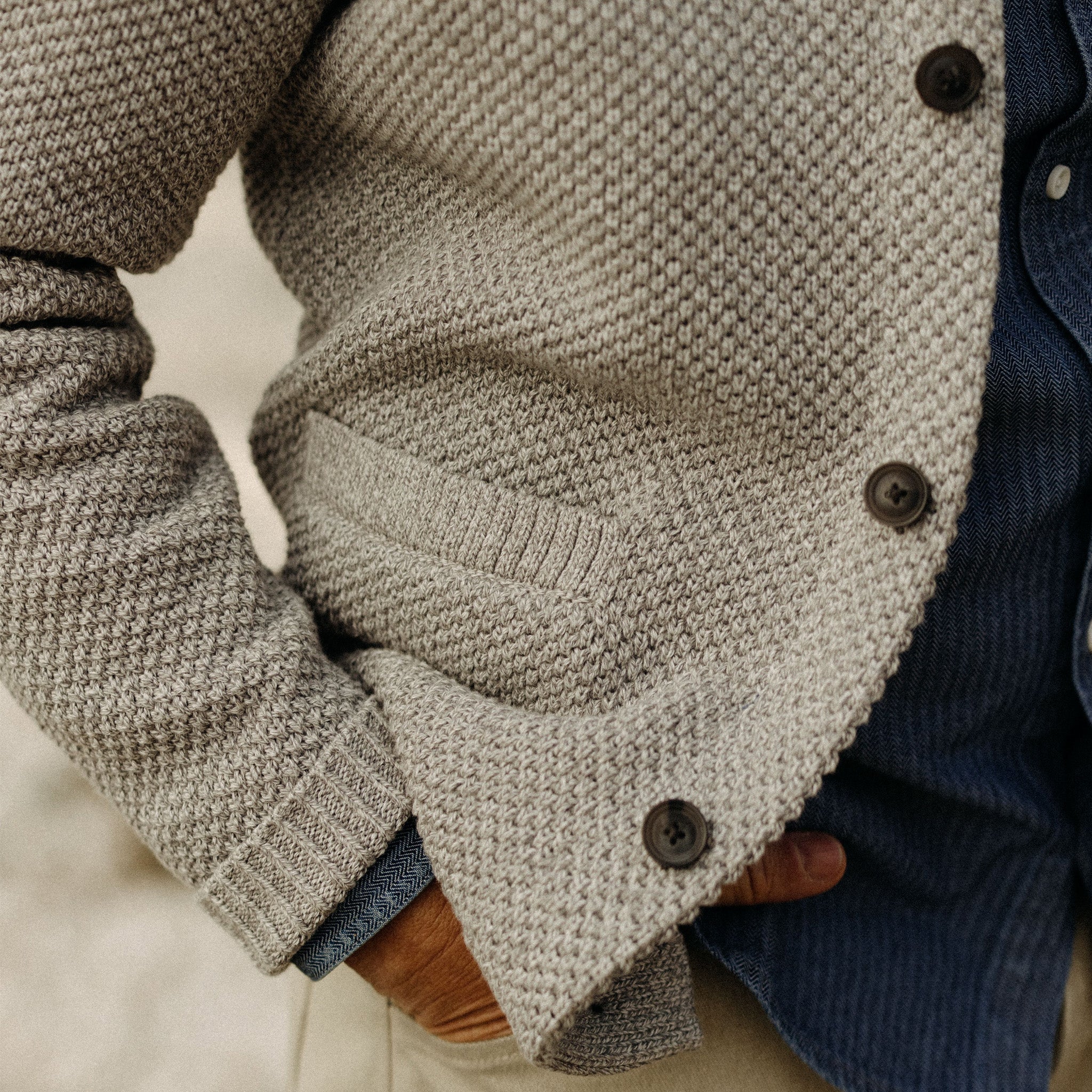 The Crawford Sweater in Ash Twist - Image 5