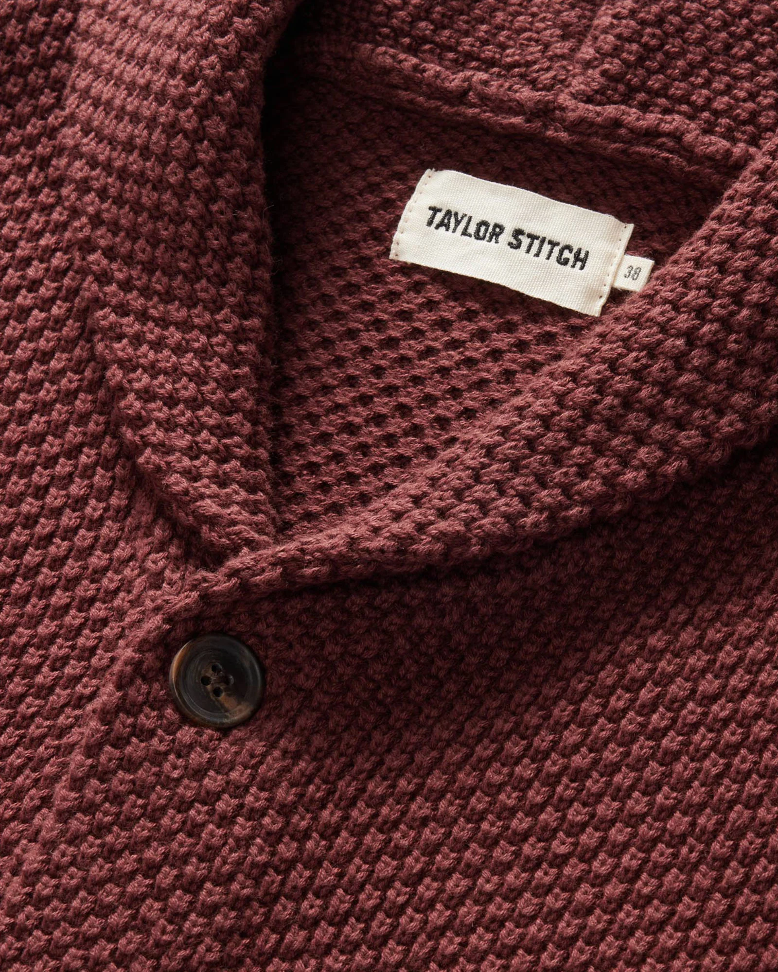 The Crawford Sweater in Black Cherry - Image 5
