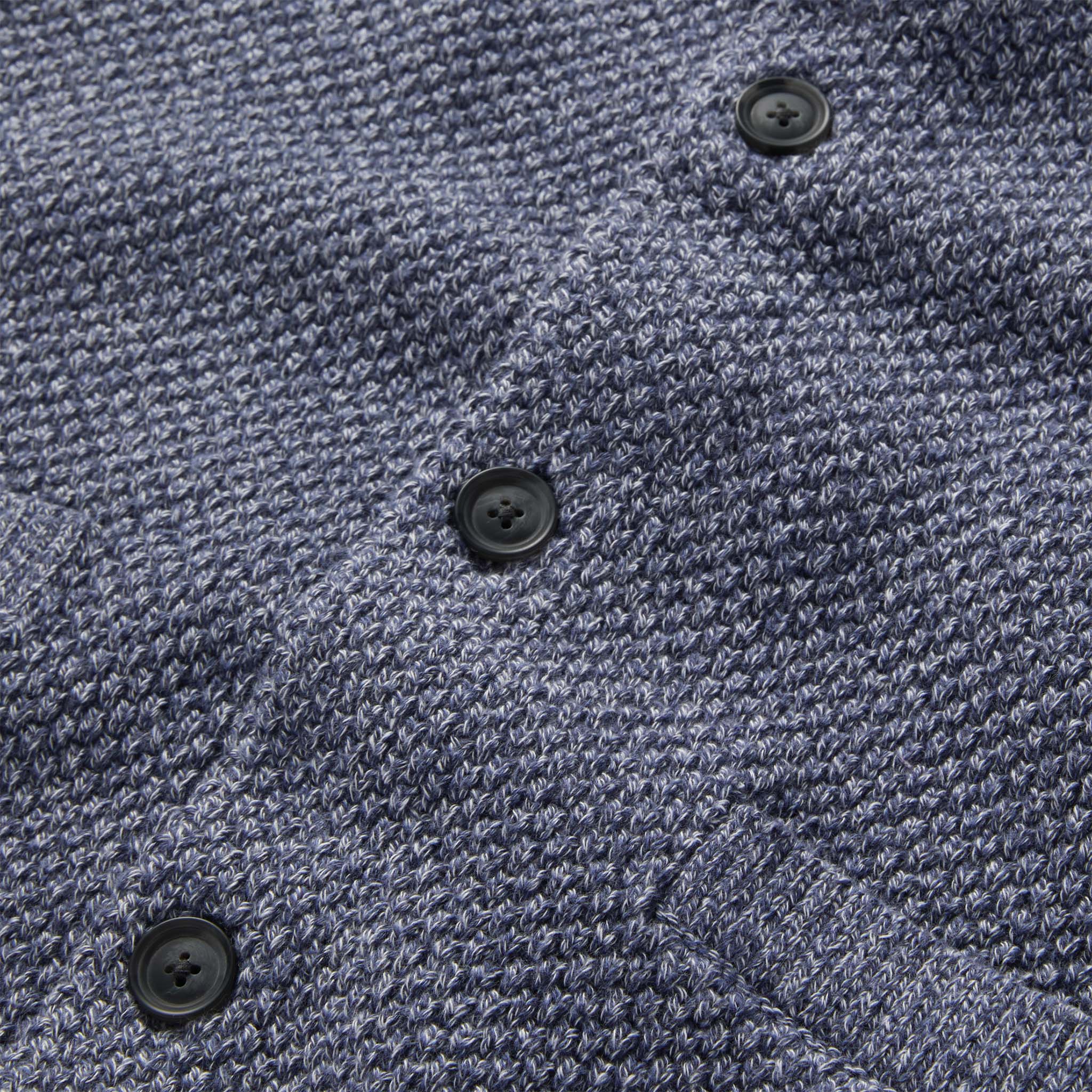 The Crawford Sweater in Blue Melange - Image 8