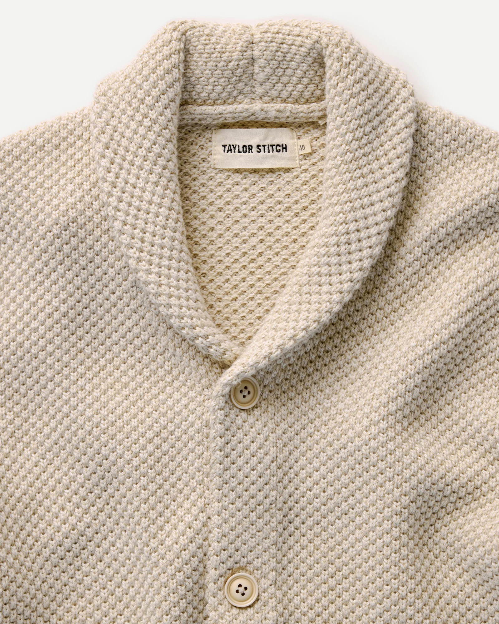 The Crawford Sweater in Marled Natural - Image 4
