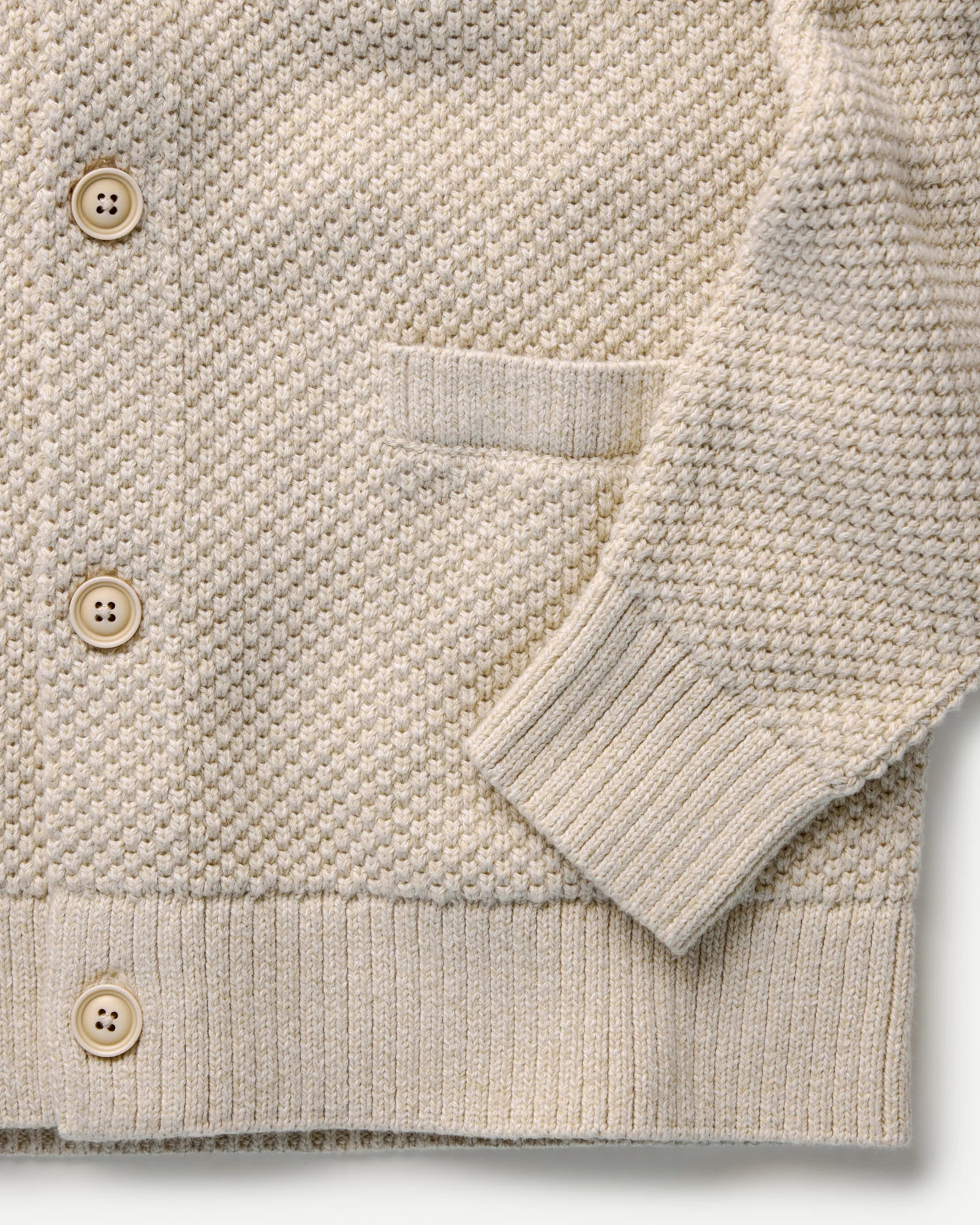 The Crawford Sweater in Marled Natural - Image 5