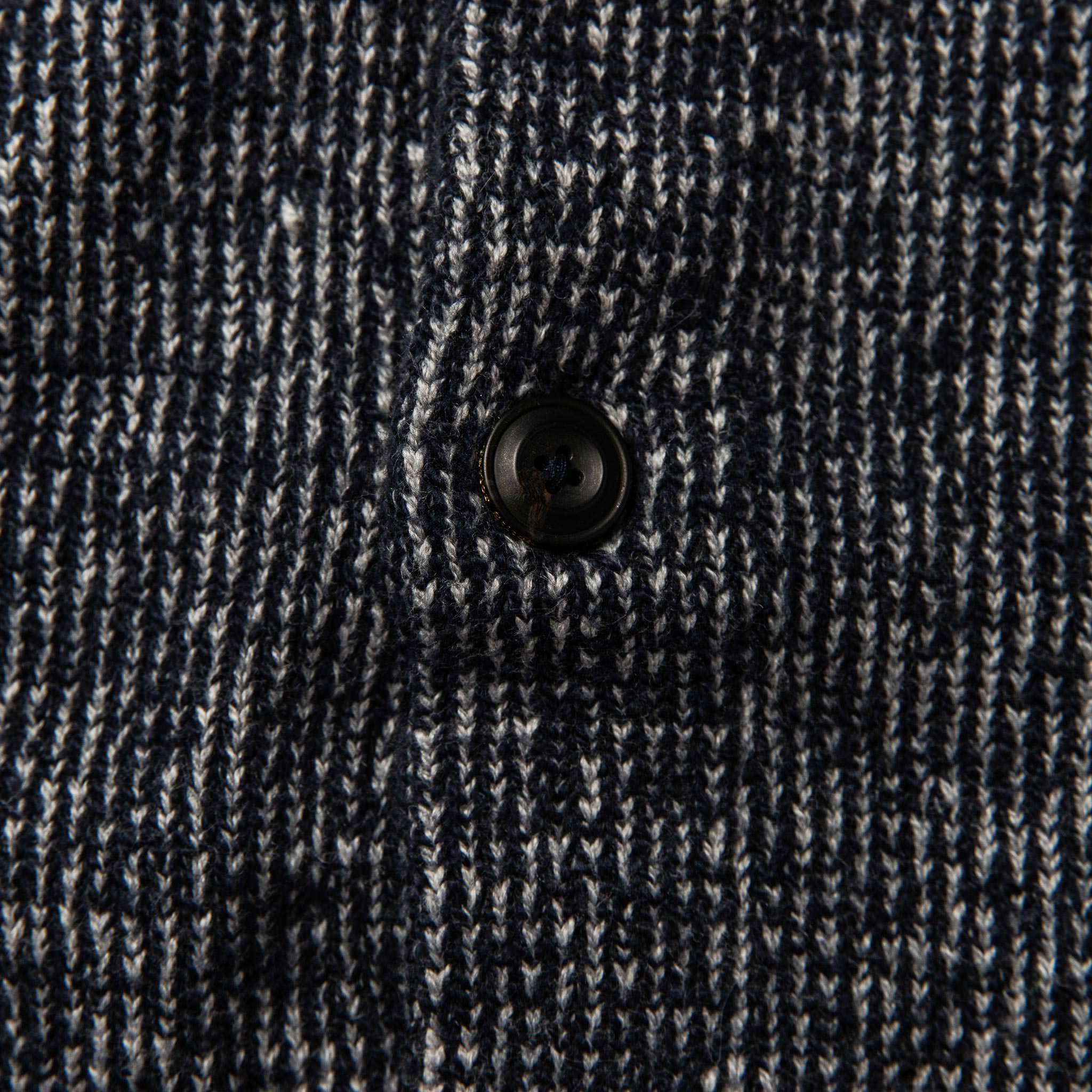 The Crawford Sweater in Marled Navy - Image 8