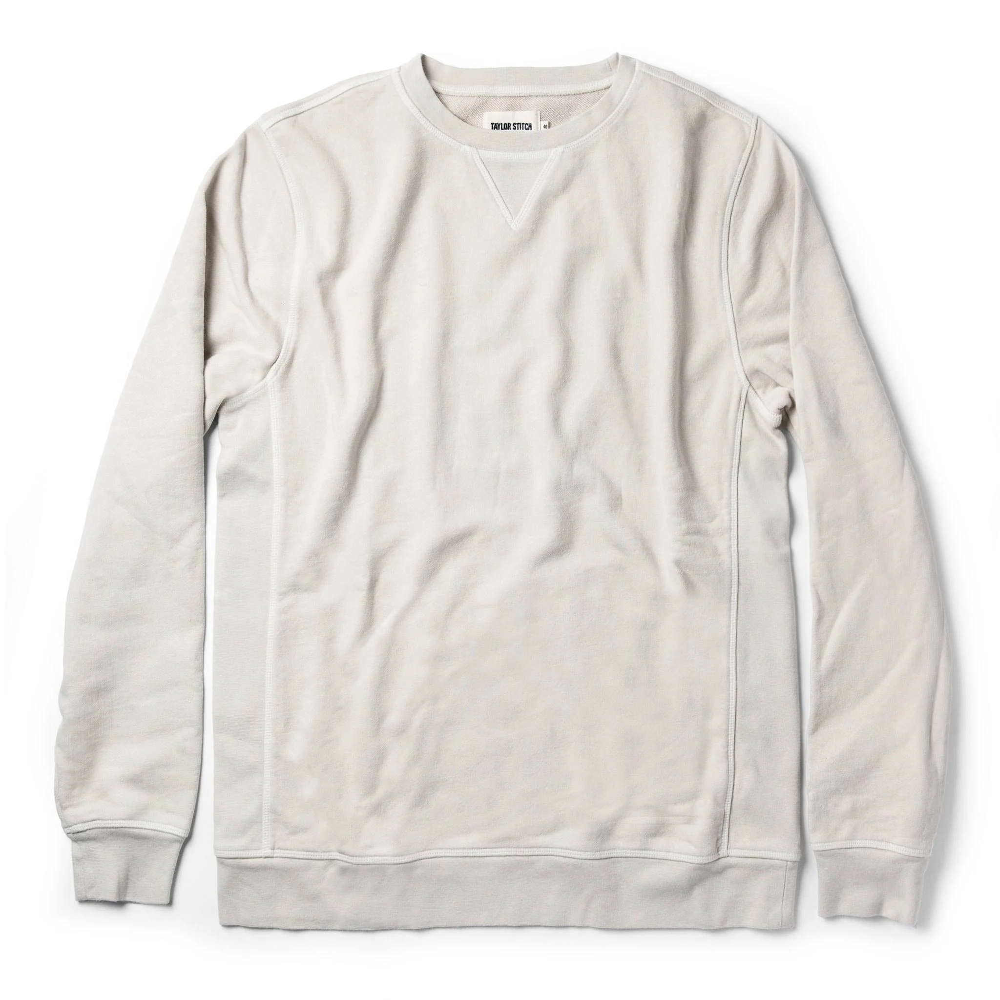 The Crewneck in Aluminum Terry