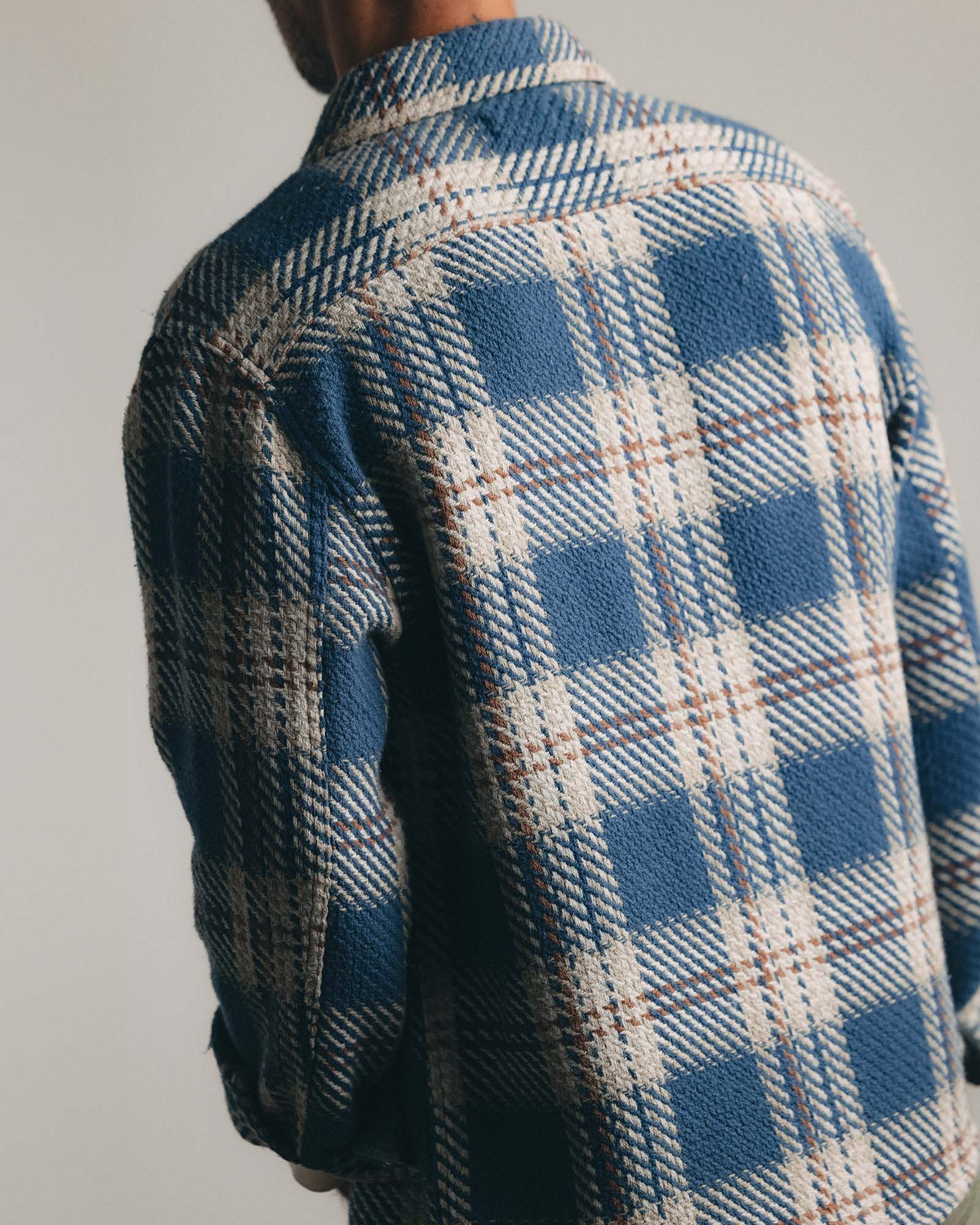 The Cutter Overshirt in Ocean Plaid - Image 4