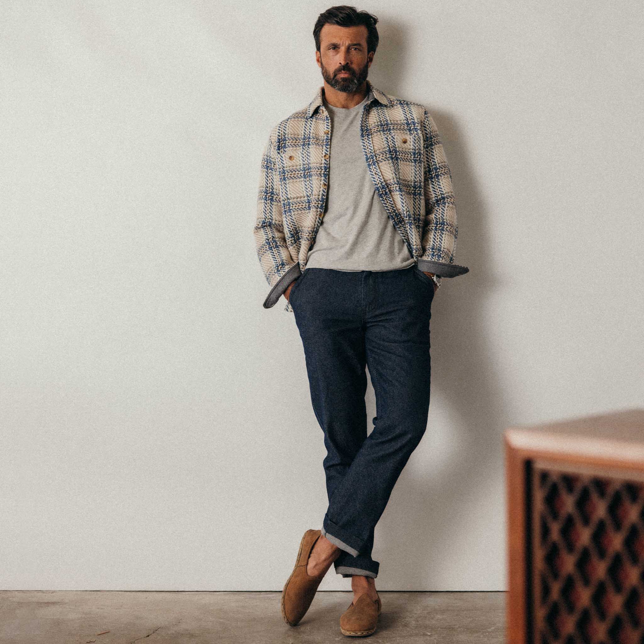 The Cutter Overshirt in Sandbar Plaid - Image 4