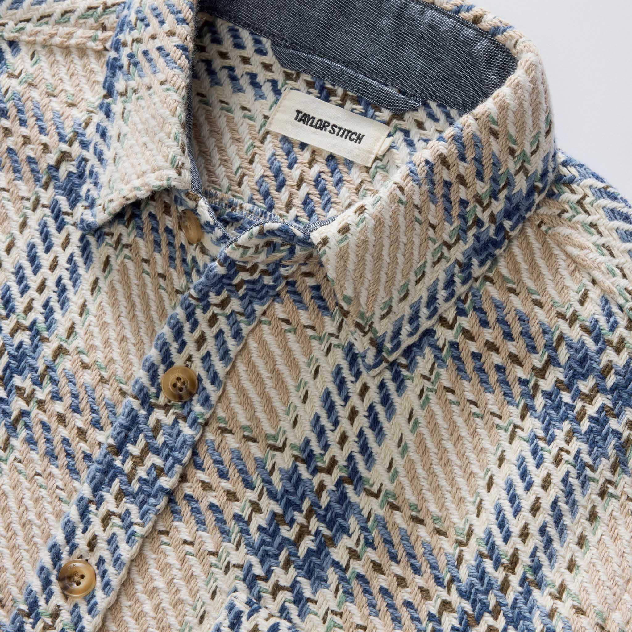 The Cutter Overshirt in Sandbar Plaid - Image 7