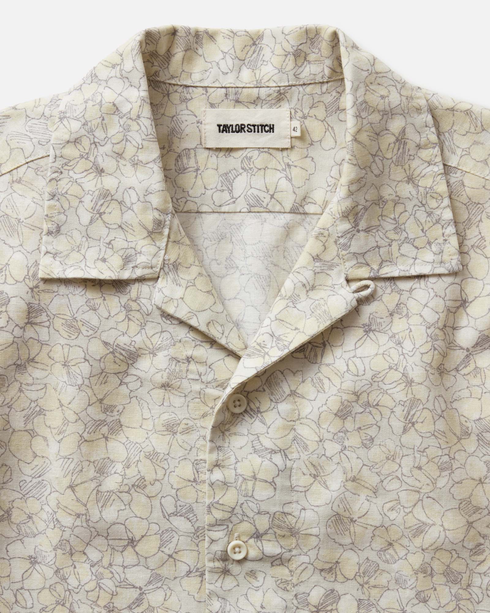 The Davis Shirt in Grey Skies Floral - Image 5