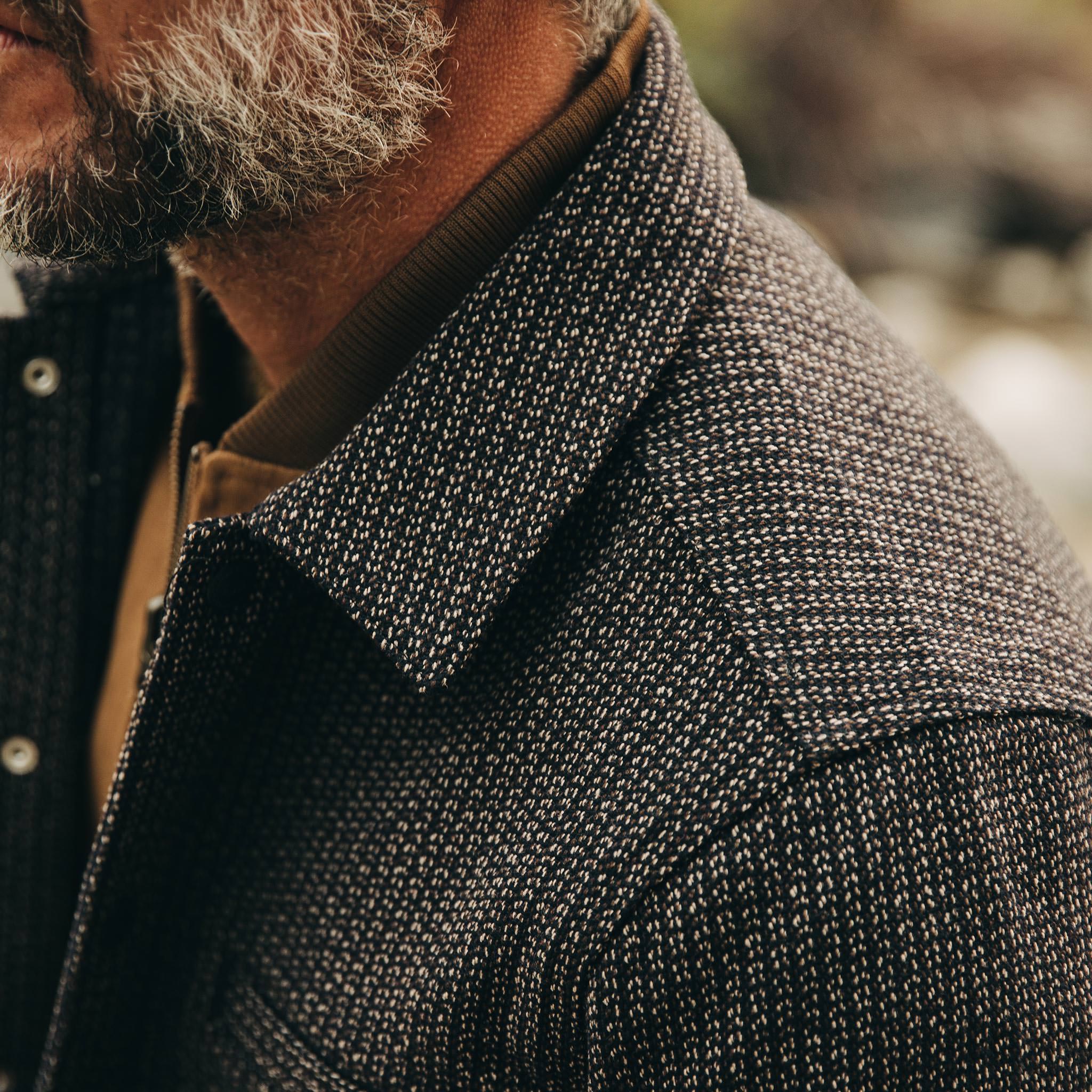 The Decker Jacket in Wool Beach Cloth - Image 5
