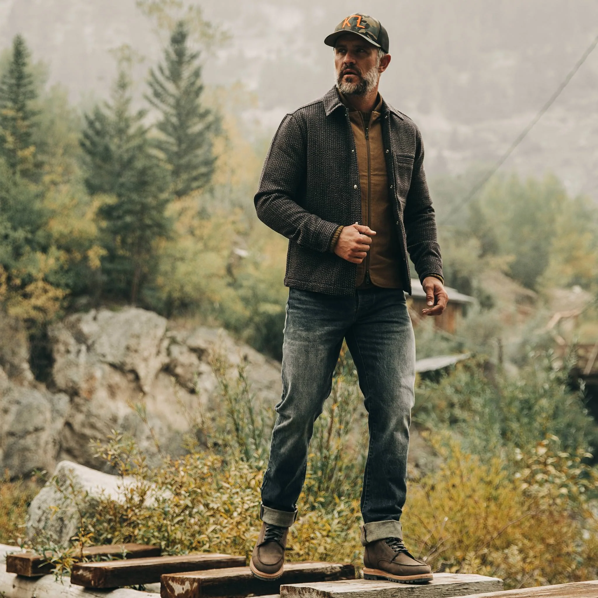 The Decker Jacket in Wool Beach Cloth - Image 6
