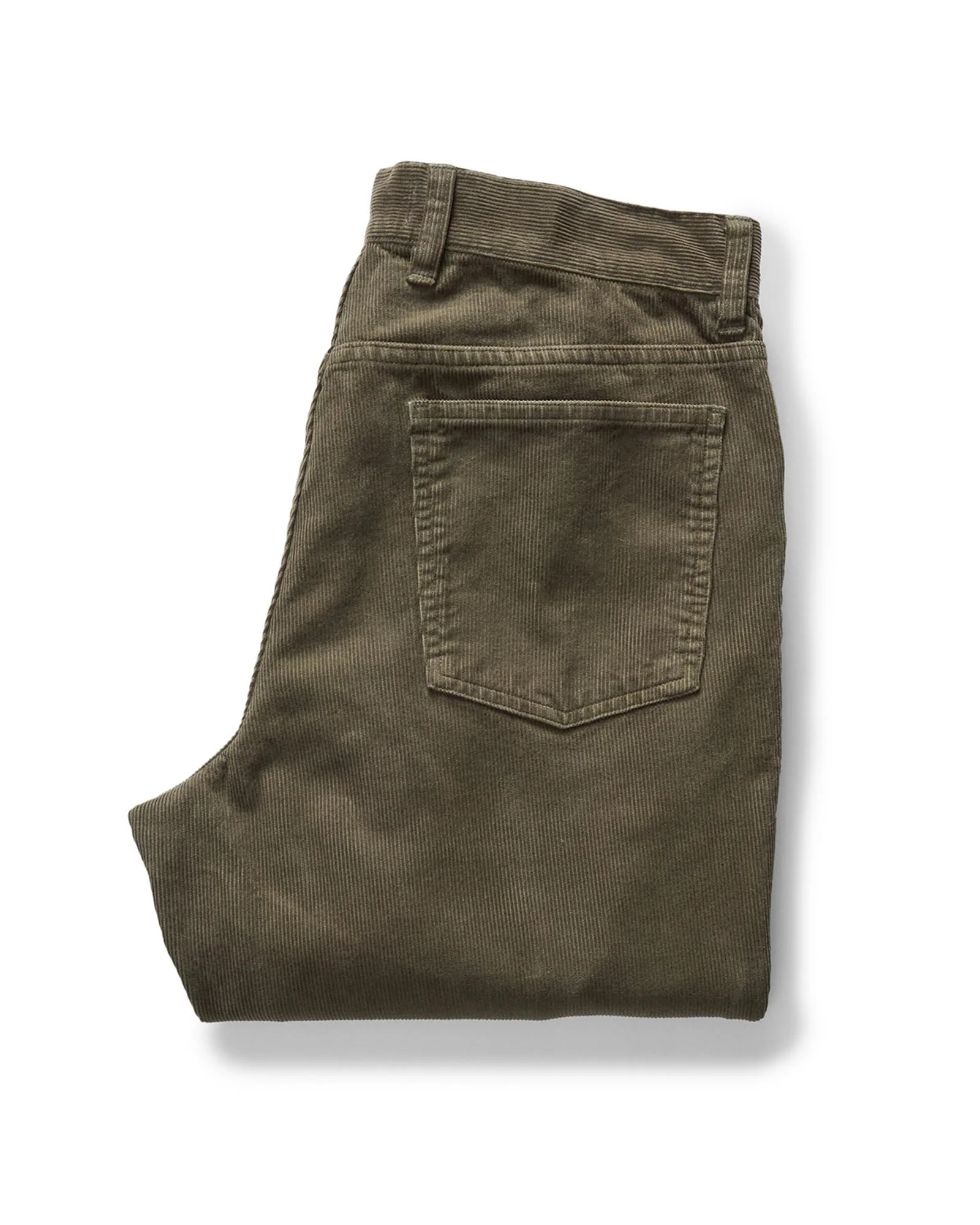 The Democratic 5-Pocket Pant in Fatigue Olive Corduroy - Image 8