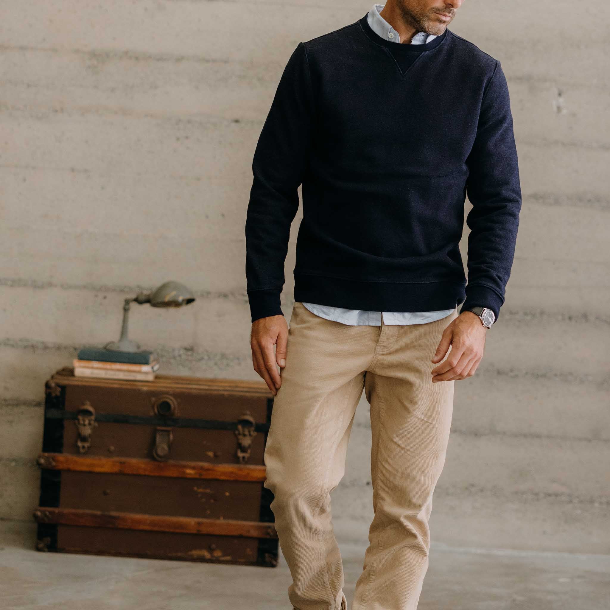 The Democratic 5-Pocket Pant in Washed Khaki Corduroy - Image 3