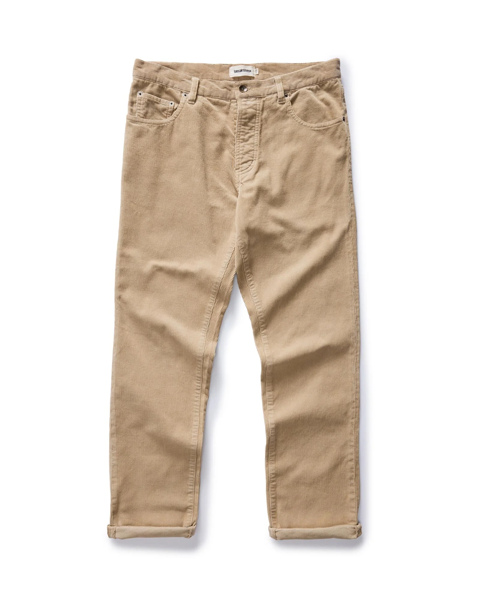 The Democratic 5-Pocket Pant in Washed Khaki Corduroy - Image 5