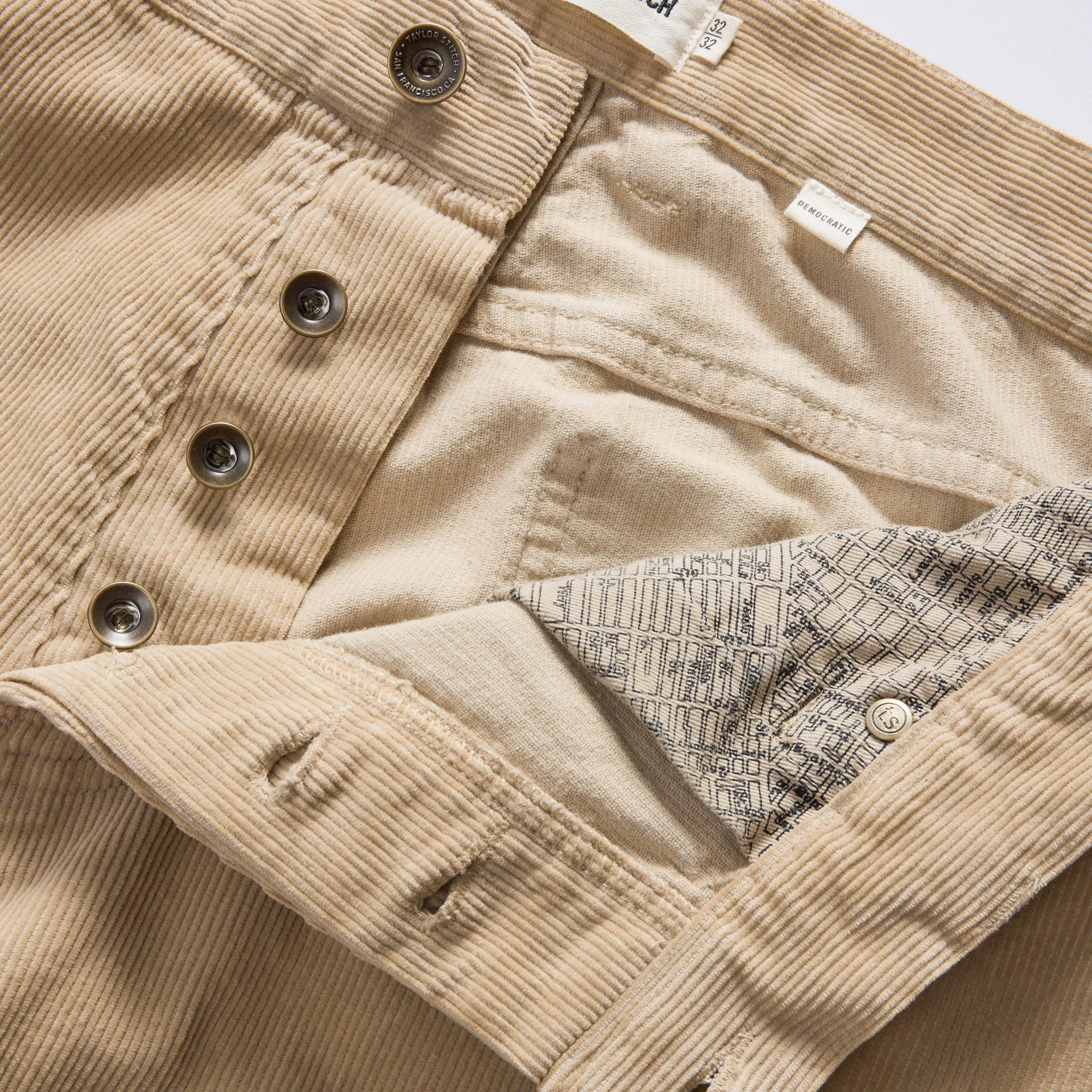 The Democratic 5-Pocket Pant in Washed Khaki Corduroy - Image 7