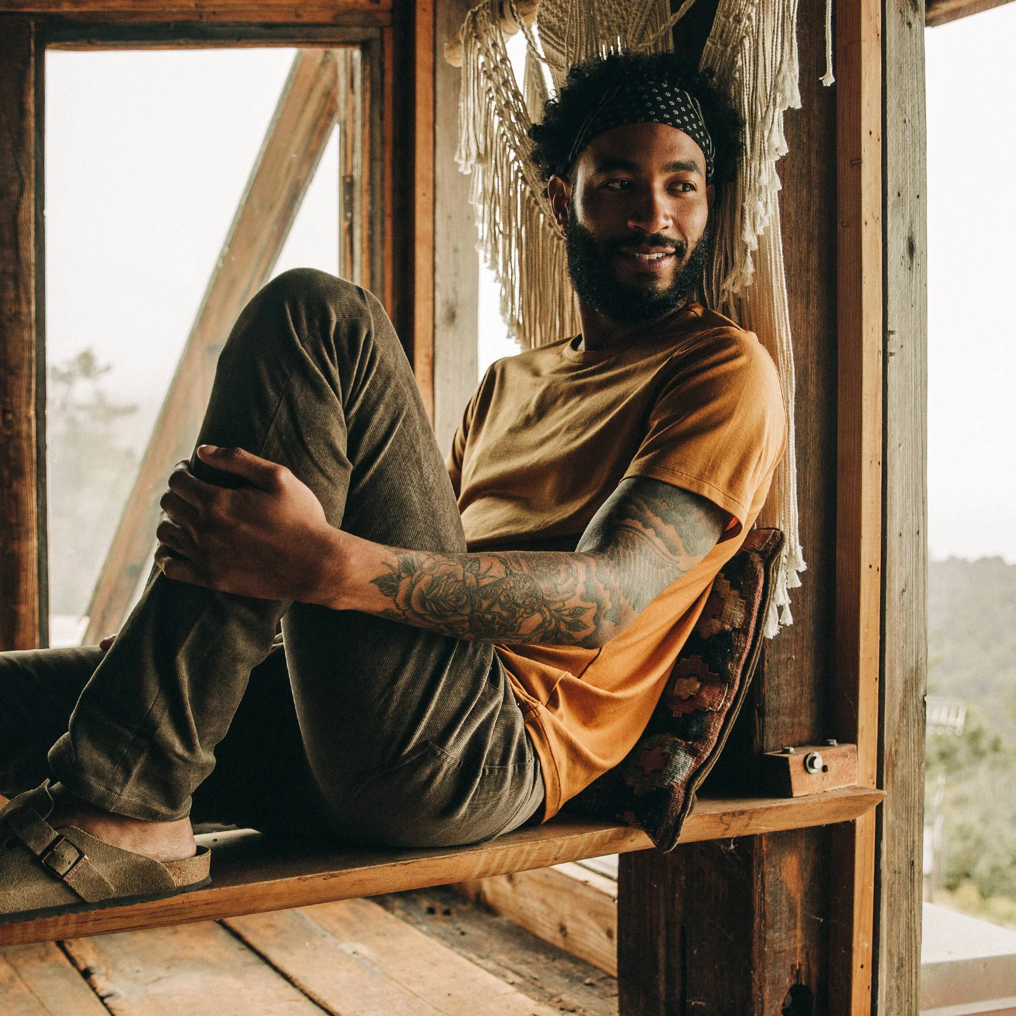 The Democratic All Day Pant in Espresso Cord - Image 5