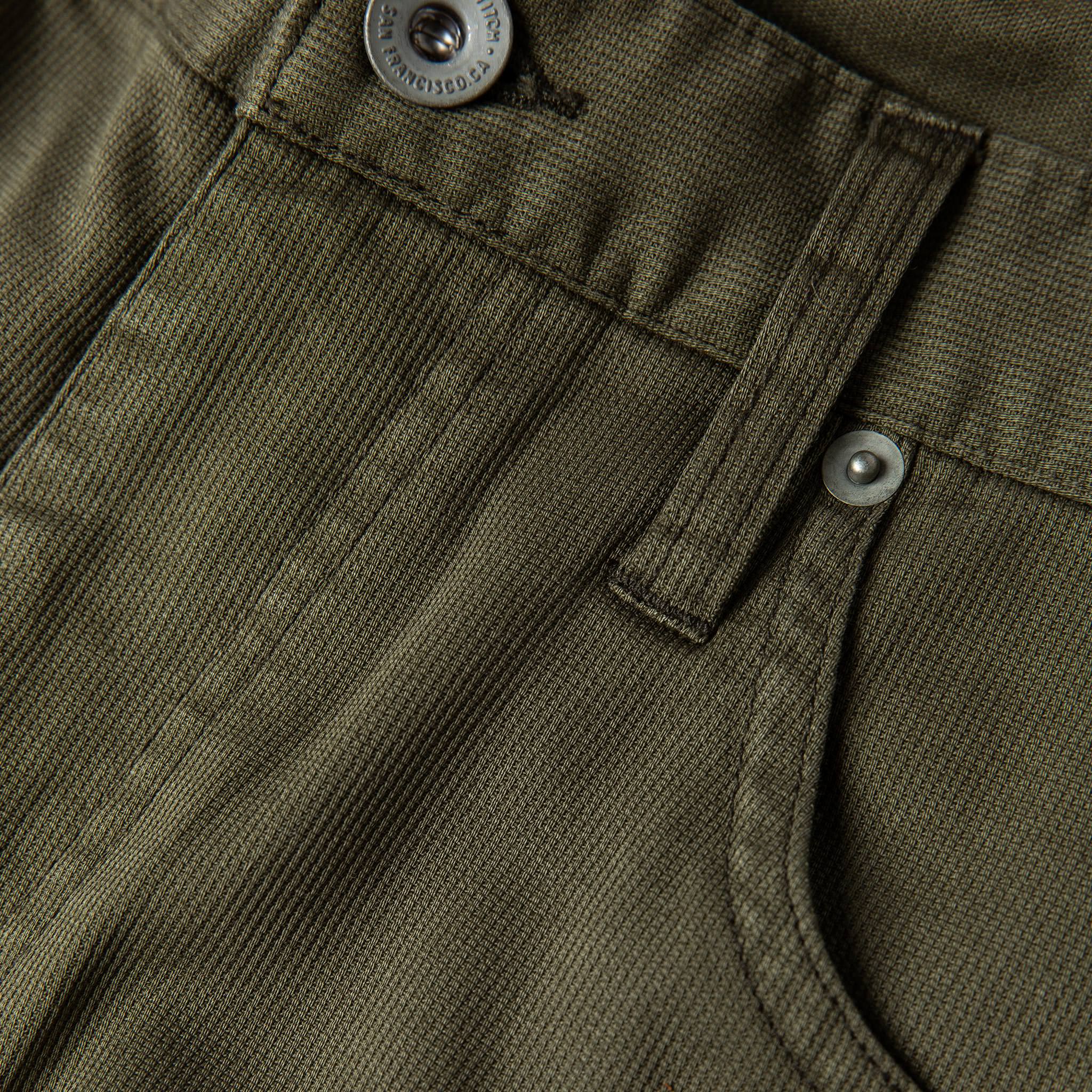 The Democratic All Day Pant in Olive Bedford Cord - Image 5