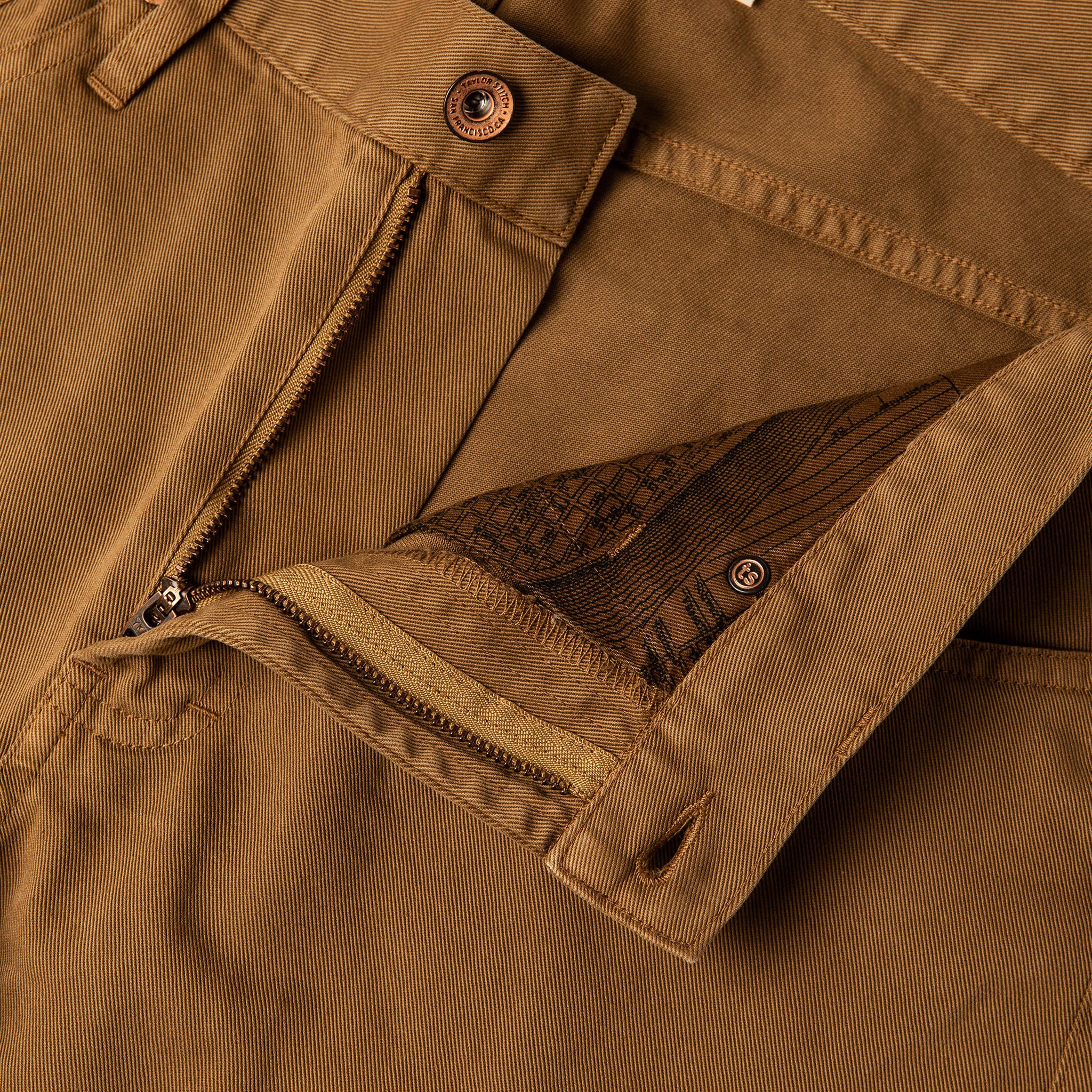 The Democratic All Day Pant in Rustic Oak Organic Selvage - Image 7