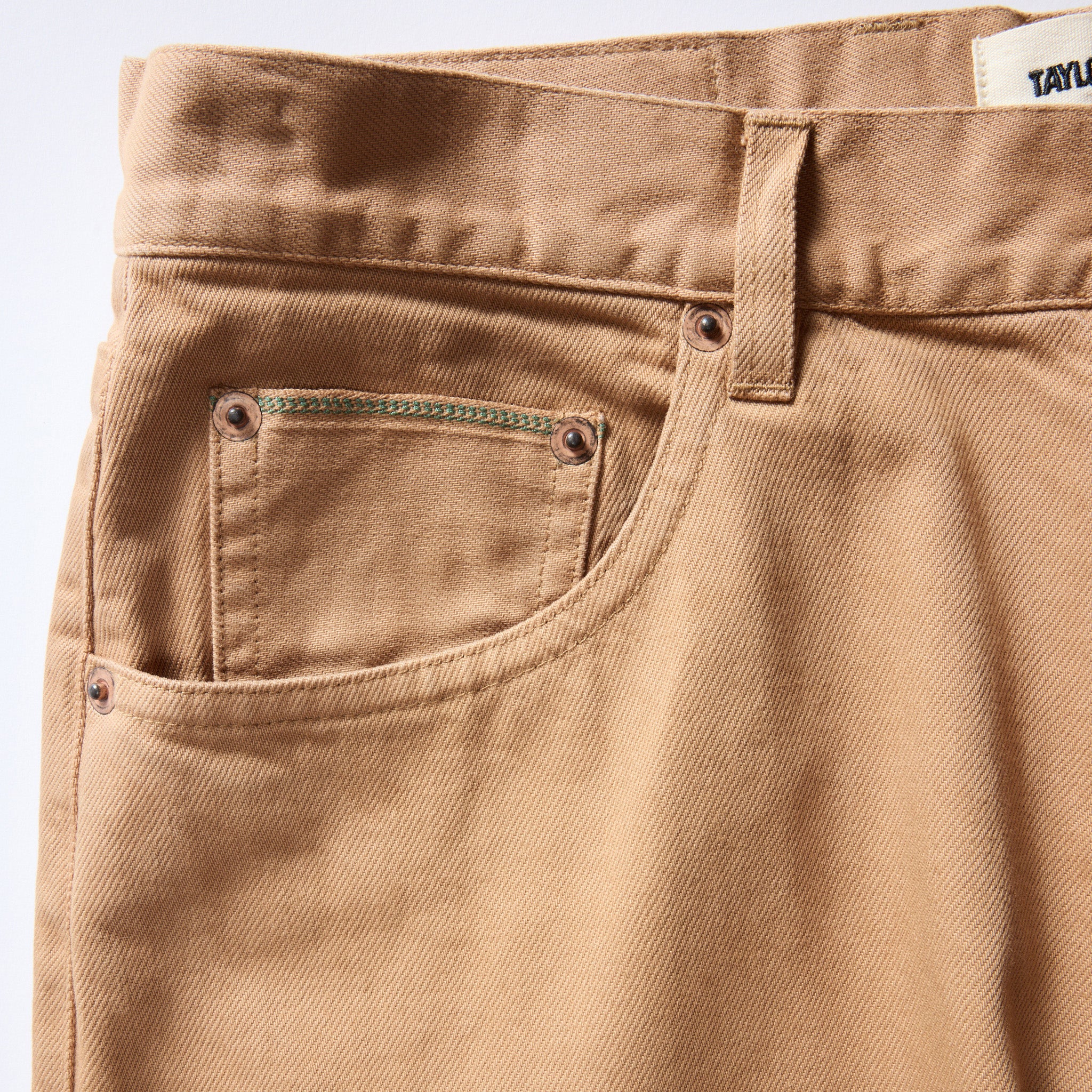 The Democratic All Day Pant in Tobacco Selvage Denim - Image 7