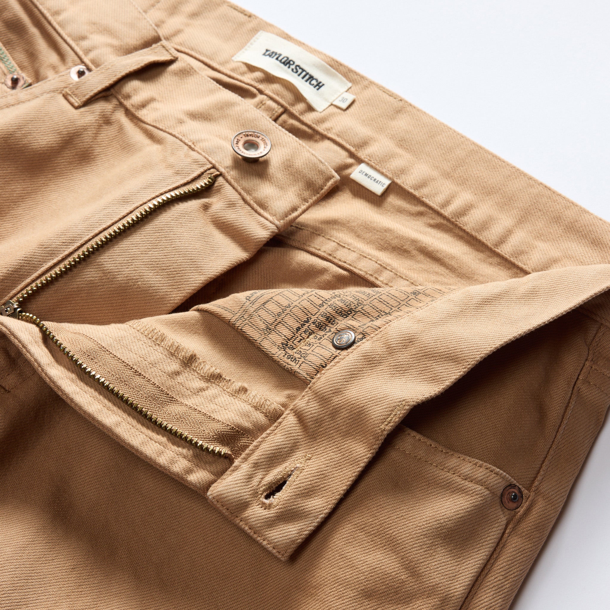 The Democratic All Day Pant in Tobacco Selvage Denim - Image 9