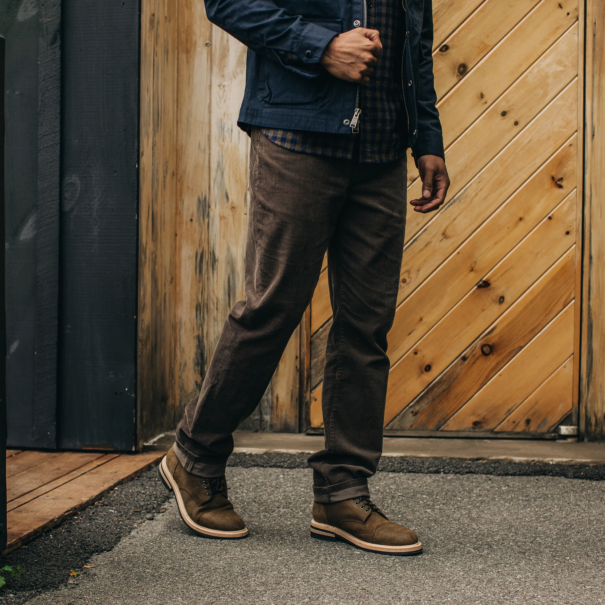 The Democratic All Day Pant in Walnut Cord - Image 2