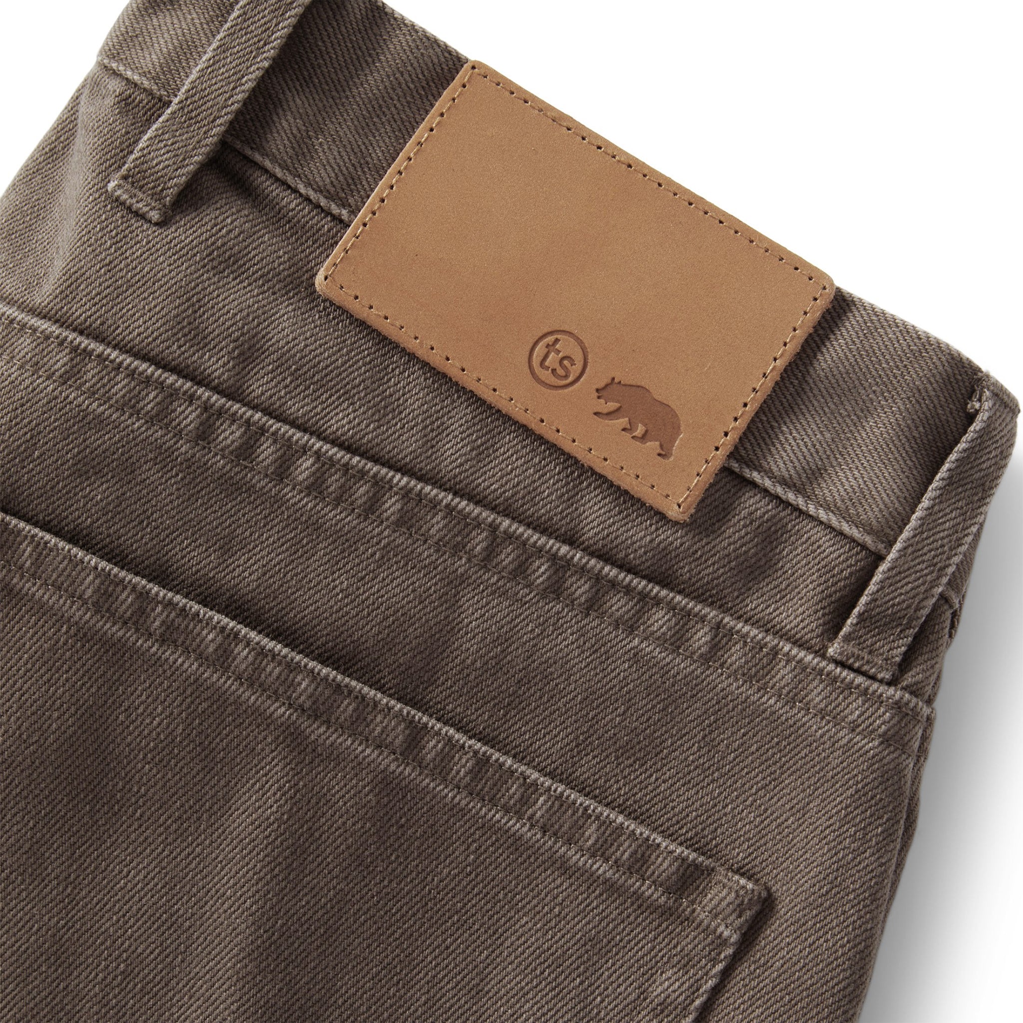 The Democratic All Day Pant in Washed Walnut Selvage - Image 6
