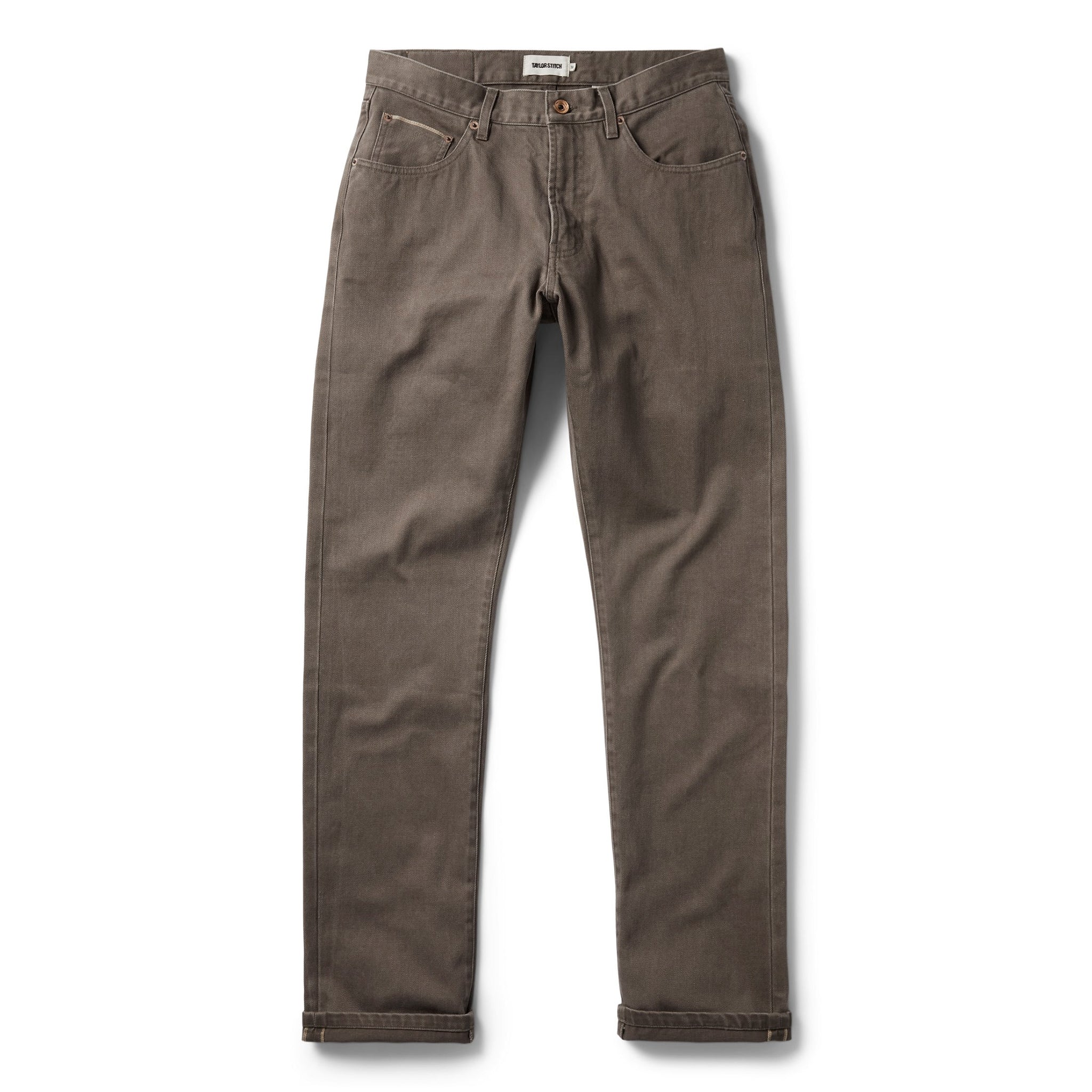 The Democratic All Day Pant in Washed Walnut Selvage - Image 7