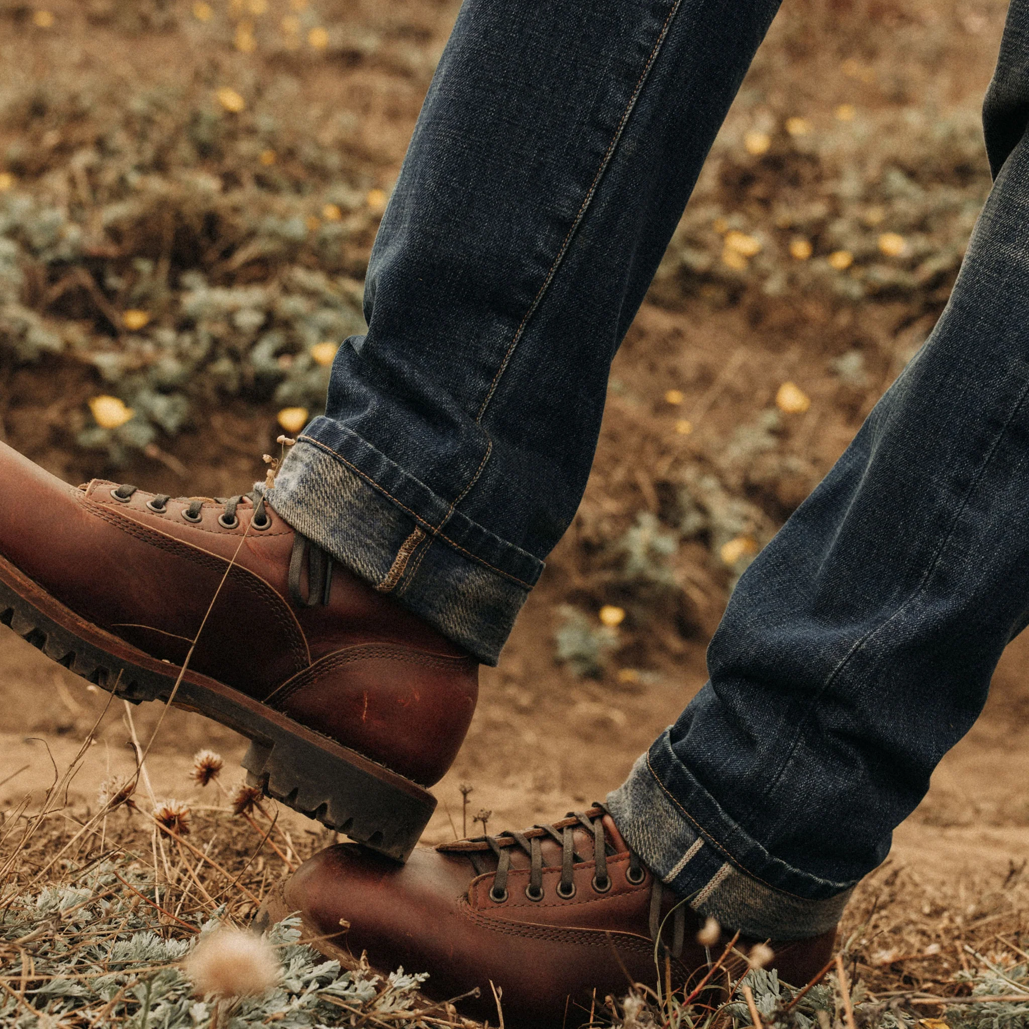 The Democratic Brushed Back Jean in Collins Resin Wash Selvage Denim - Image 4