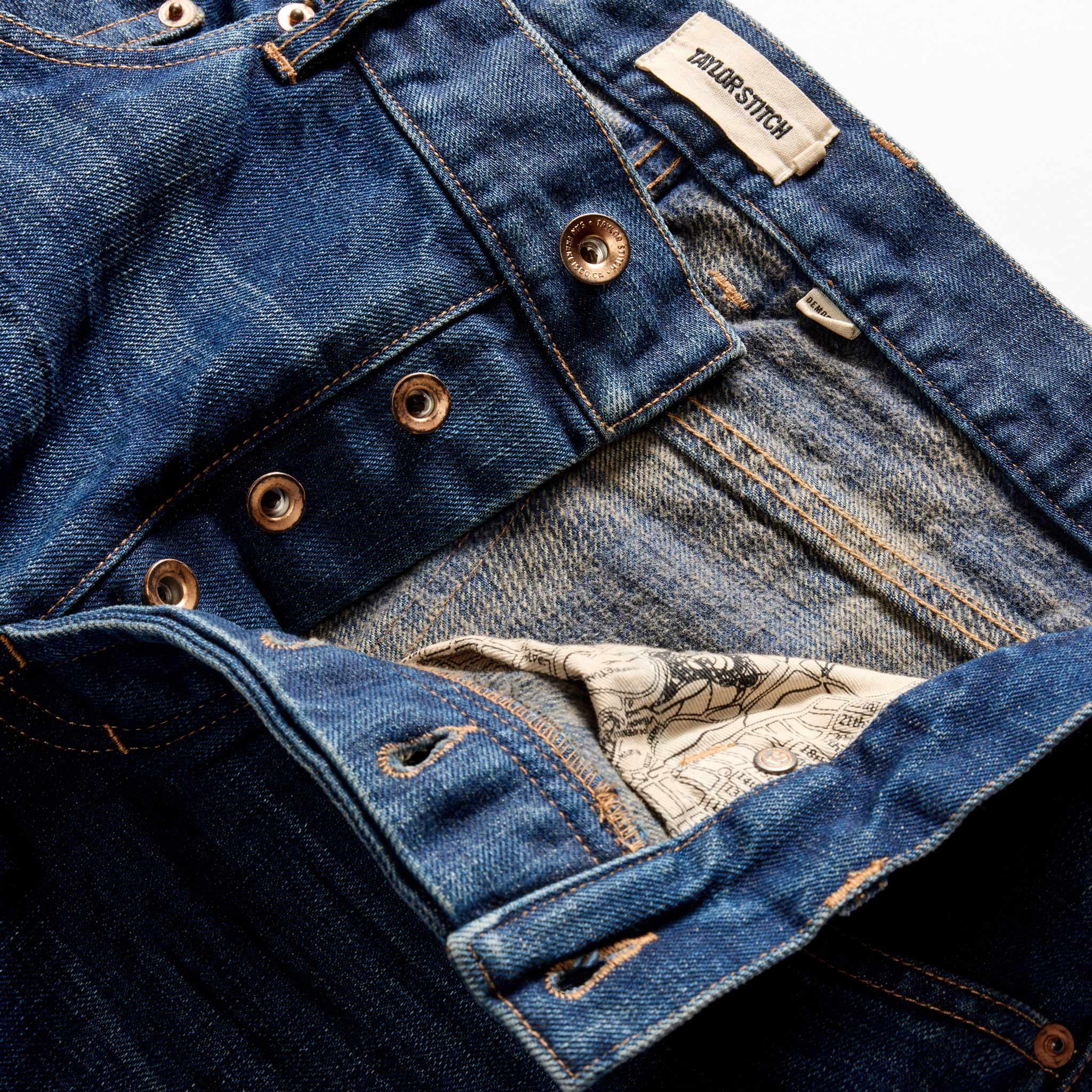 The Democratic Brushed Back Jean in Collins Resin Wash Selvage Denim - Image 9