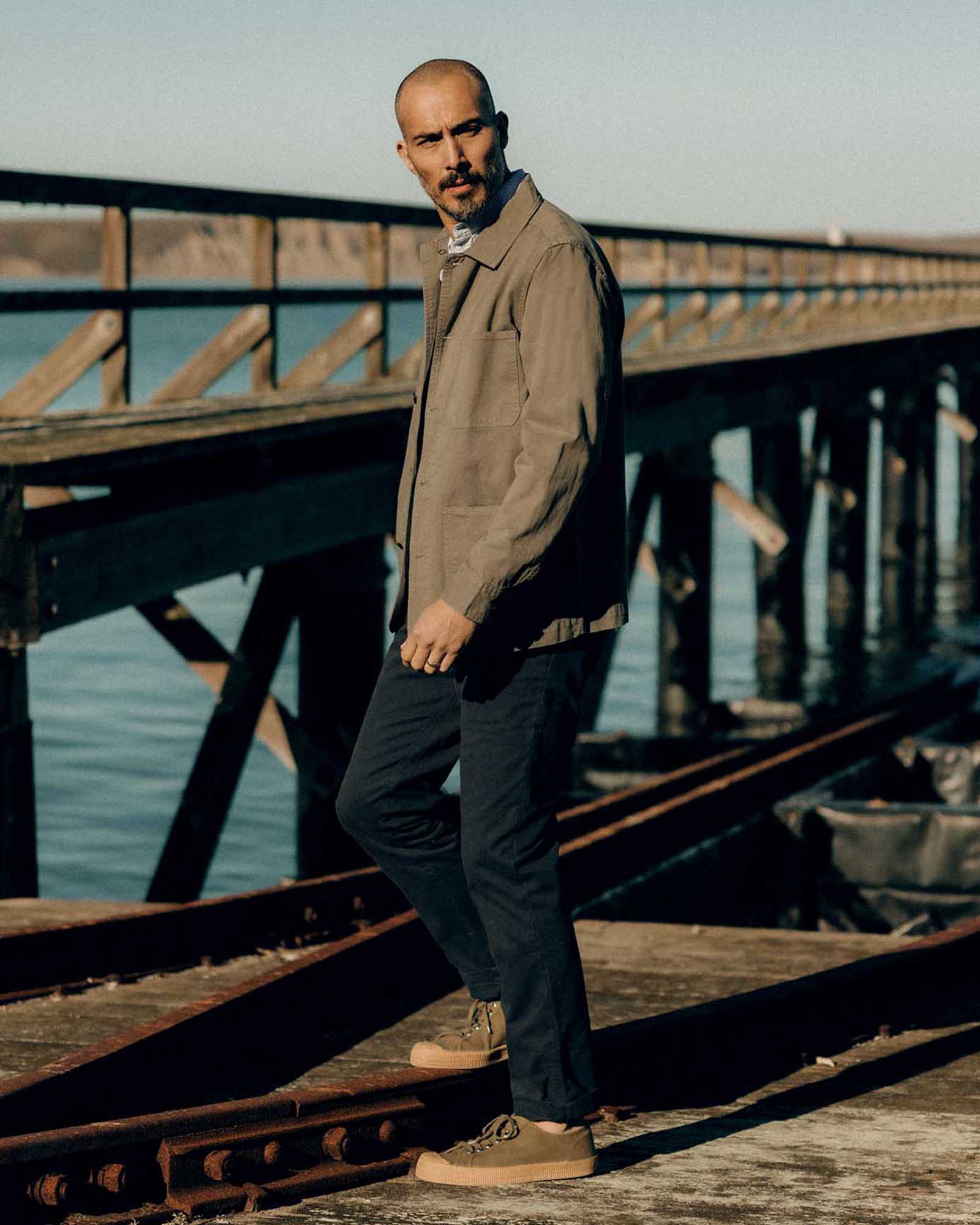The Democratic Foundation Pant in Organic Navy - Image 2