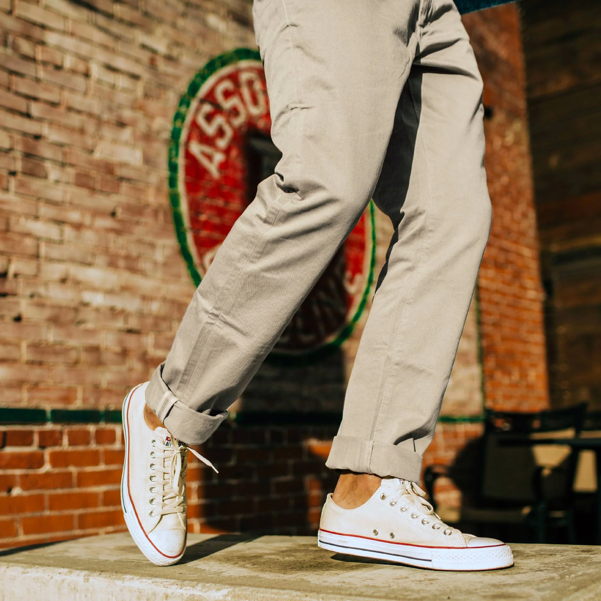 The Democratic Foundation Pant in Organic Stone - Image 5