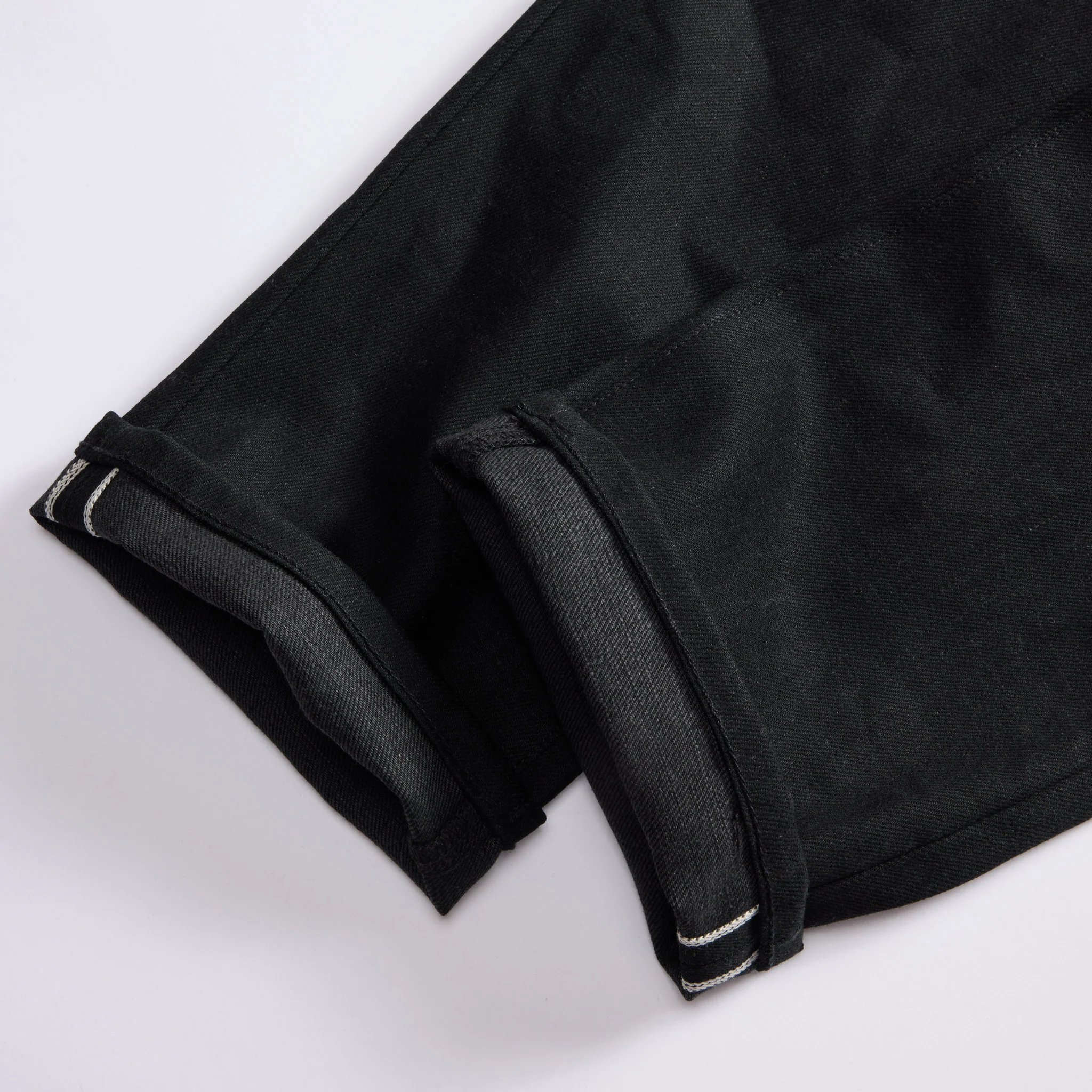 The Democratic Jean in Black Nihon Menpu Selvedge - Image 7