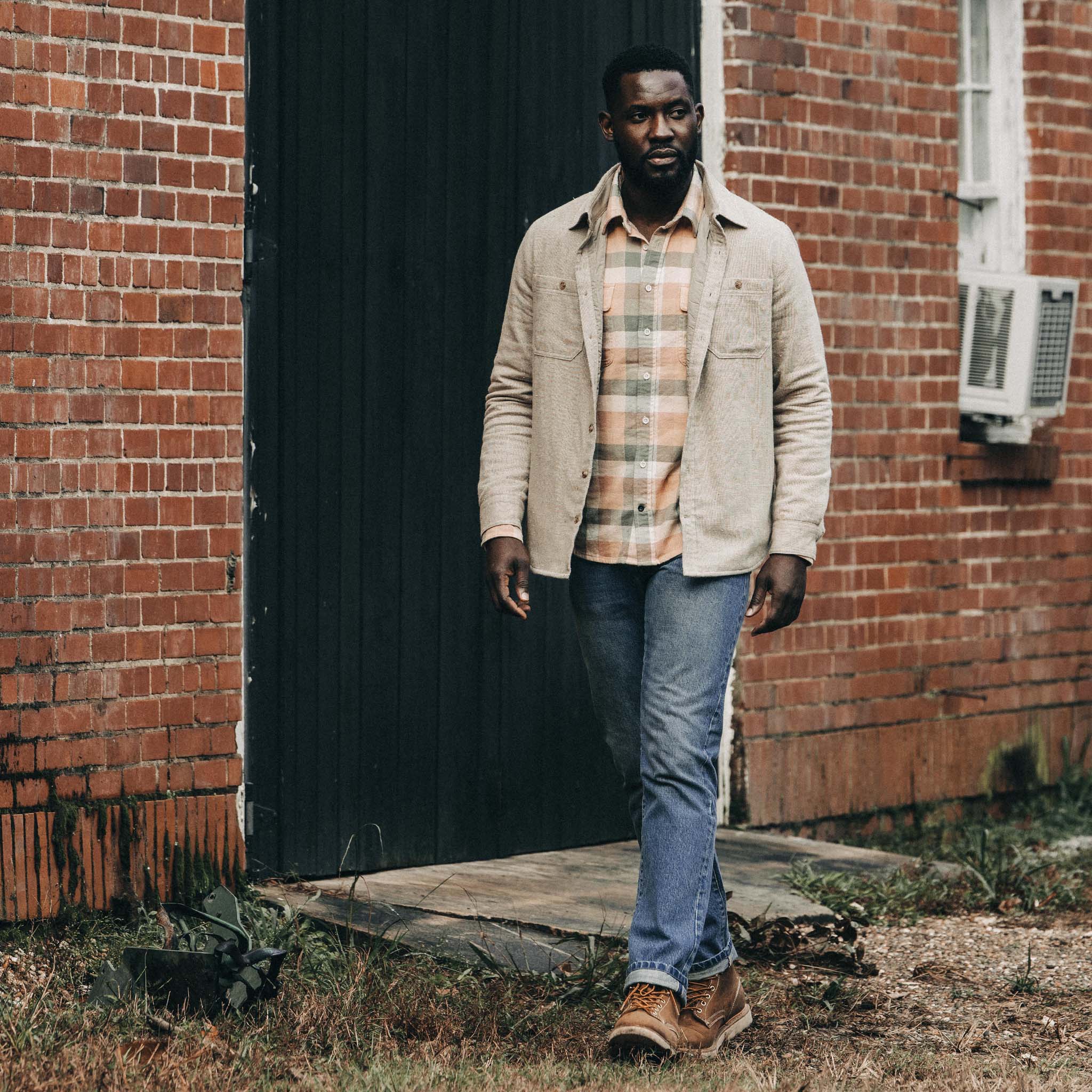The Democratic Jean in Fletcher Wash Organic Selvage - Image 2