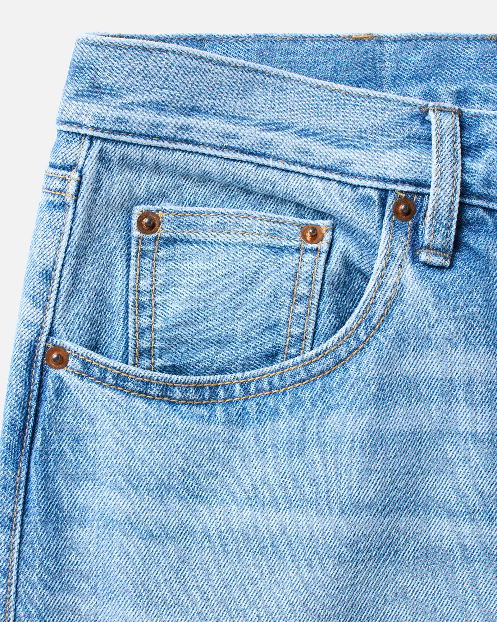 The Democratic Jean in Light Wash Hemp Denim - Image 8