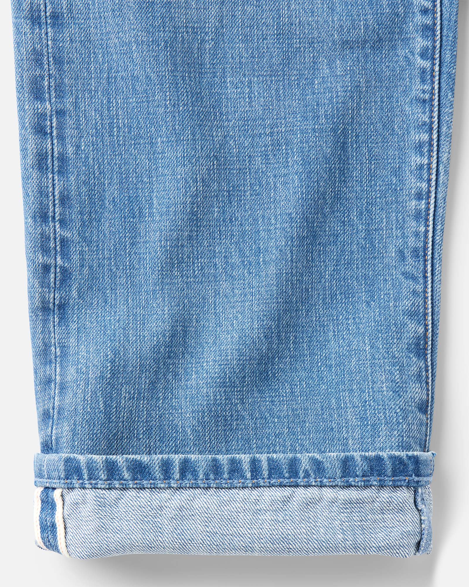 The Democratic Jean in Light Wash Organic Selvedge - Image 7