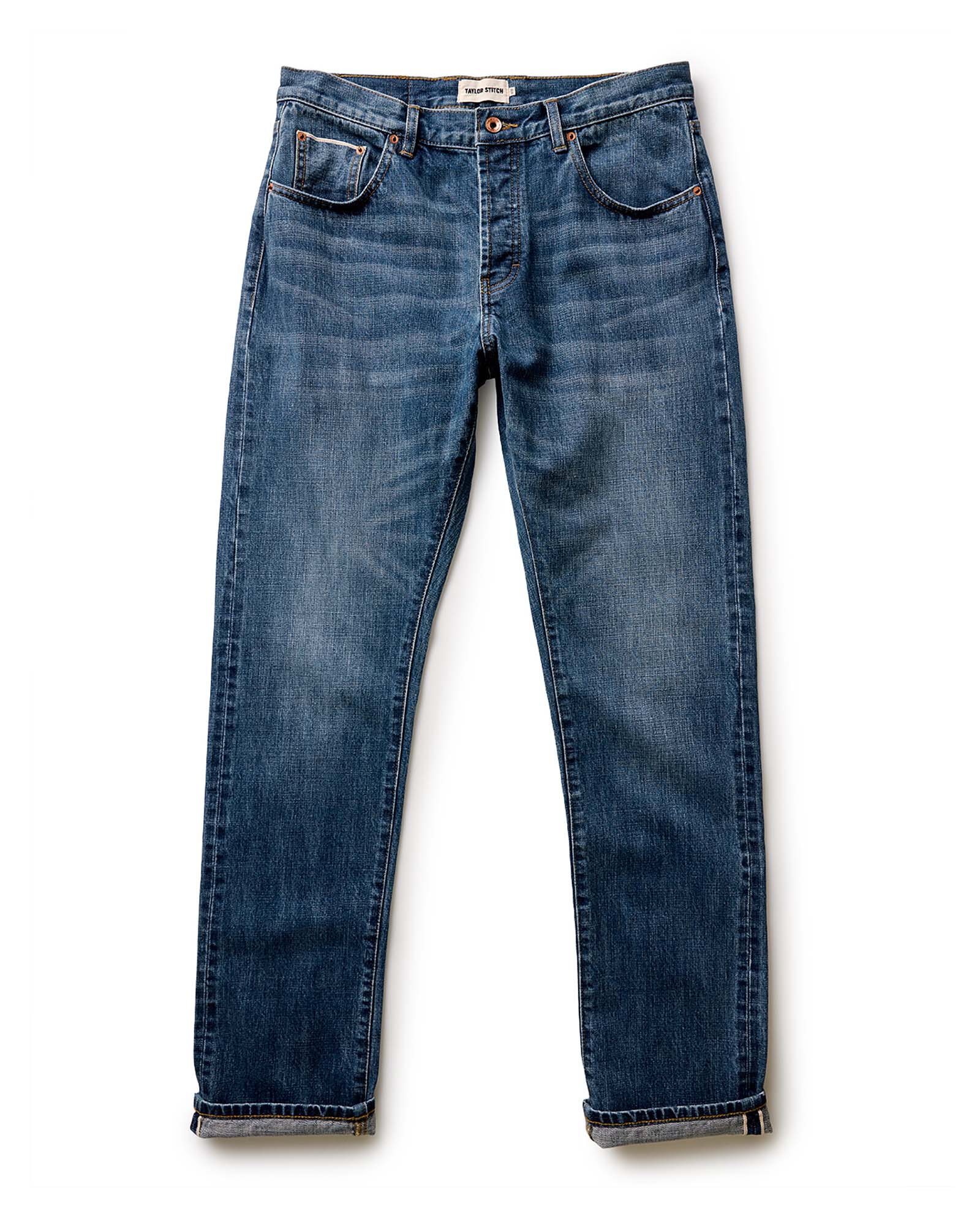 The Democratic Jean in Mid Wash Organic Selvedge - Image 8