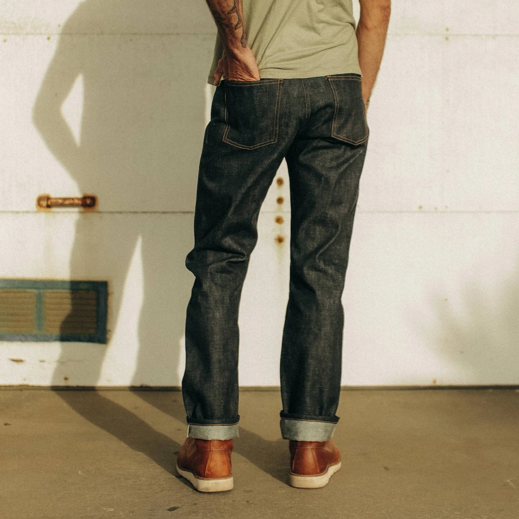 The Democratic Jean in Natural Indigo Selvage - Image 5