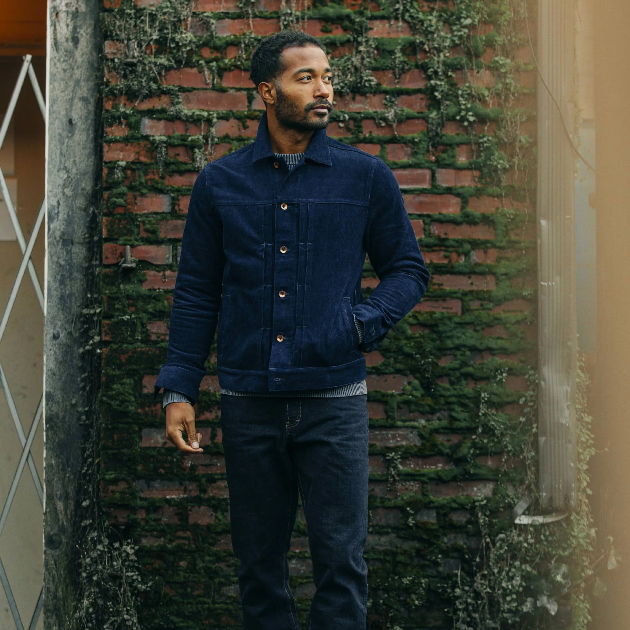 The Dispatch Jacket in Indigo Cord - Image 2