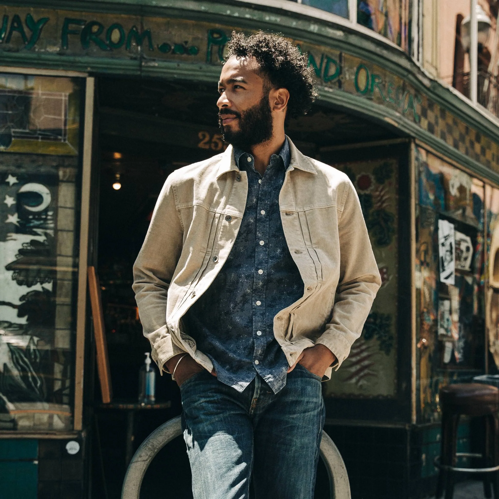 The Dispatch Jacket in Khaki Cord - Image 2