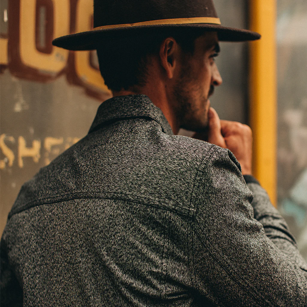The Dispatch Jacket in Navy Jaspe - Image 4