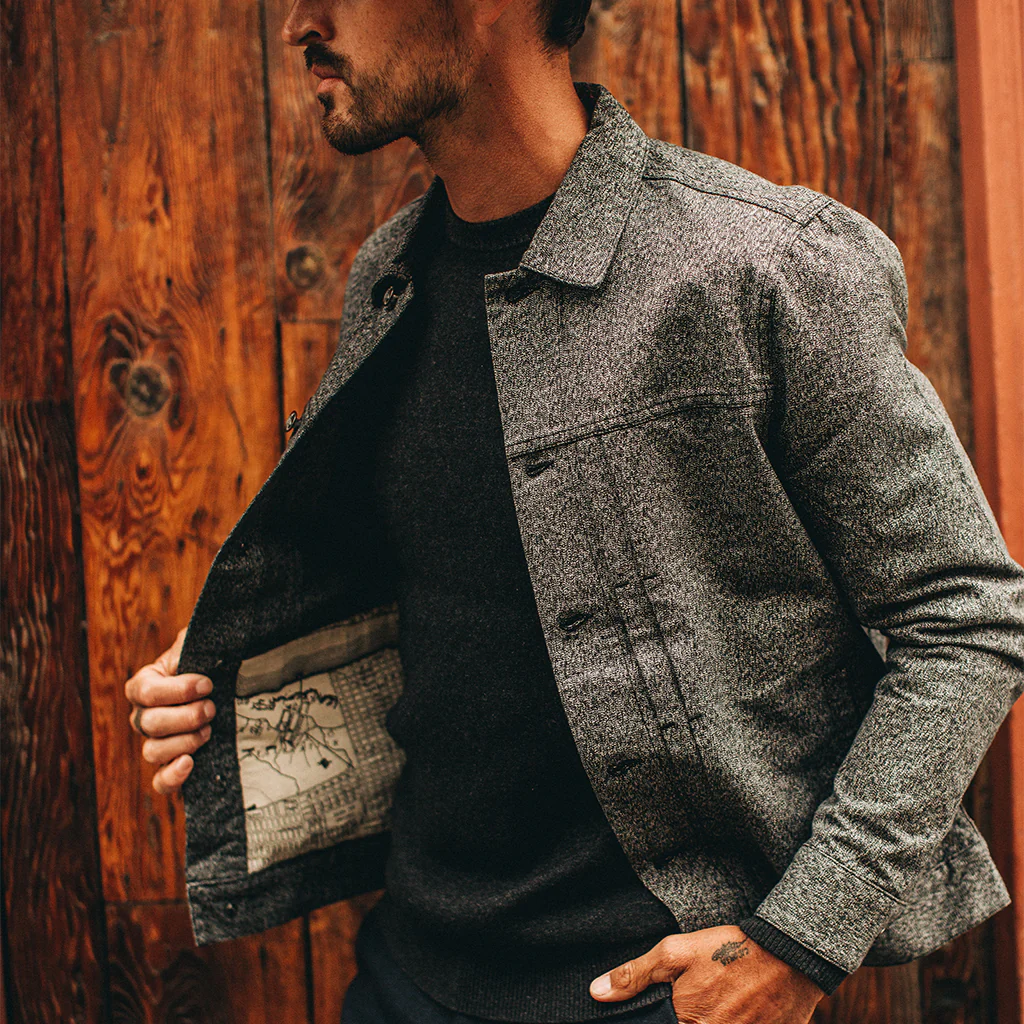 The Dispatch Jacket in Navy Jaspe - Image 5