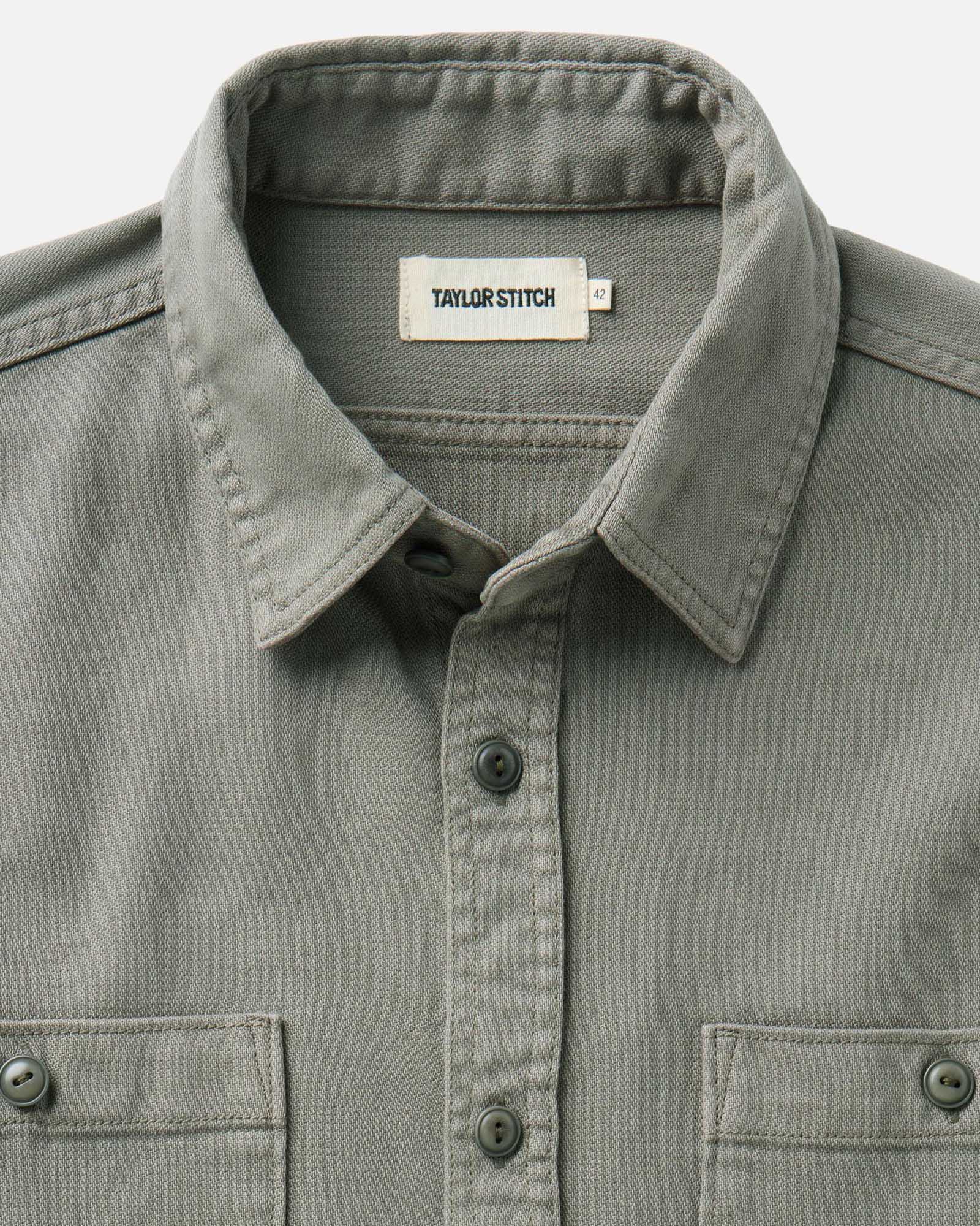 The Dispatch Shirt in Smoked Olive Broken Twill - Image 4