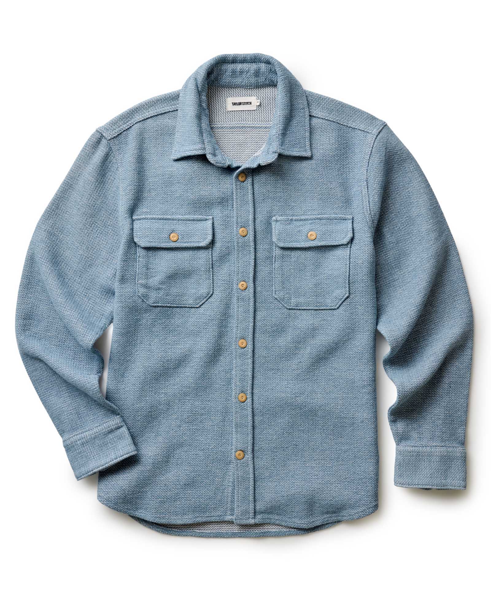 The Division Shirt in Washed Indigo - Image 8
