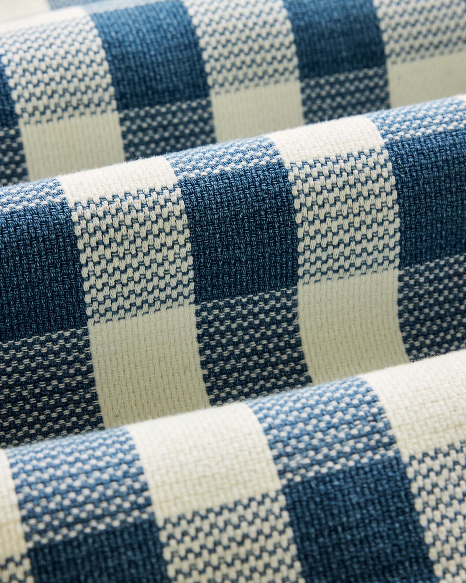 The Division Shirt in Washed Indigo Check - Image 8