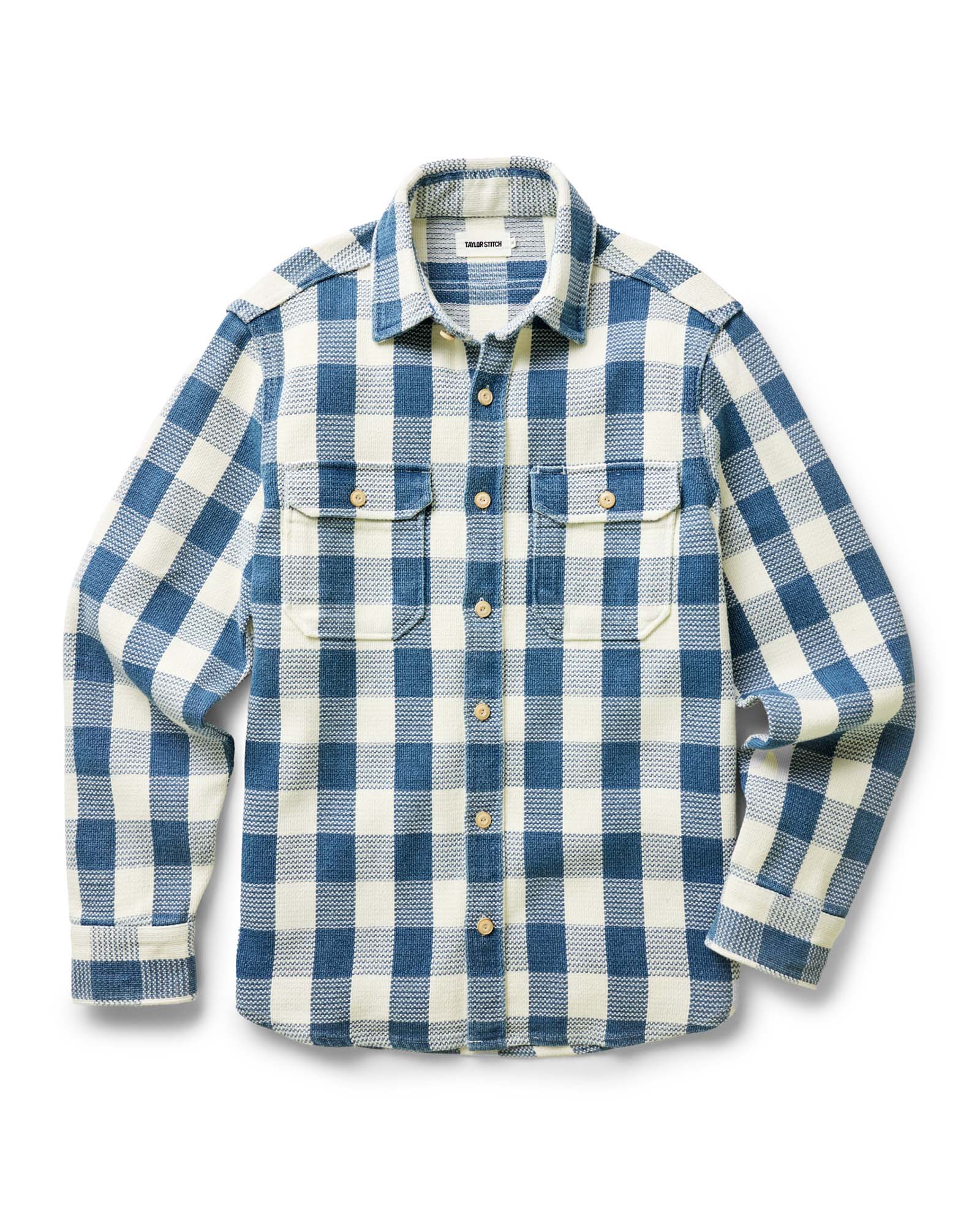 The Division Shirt in Washed Indigo Check - Image 9