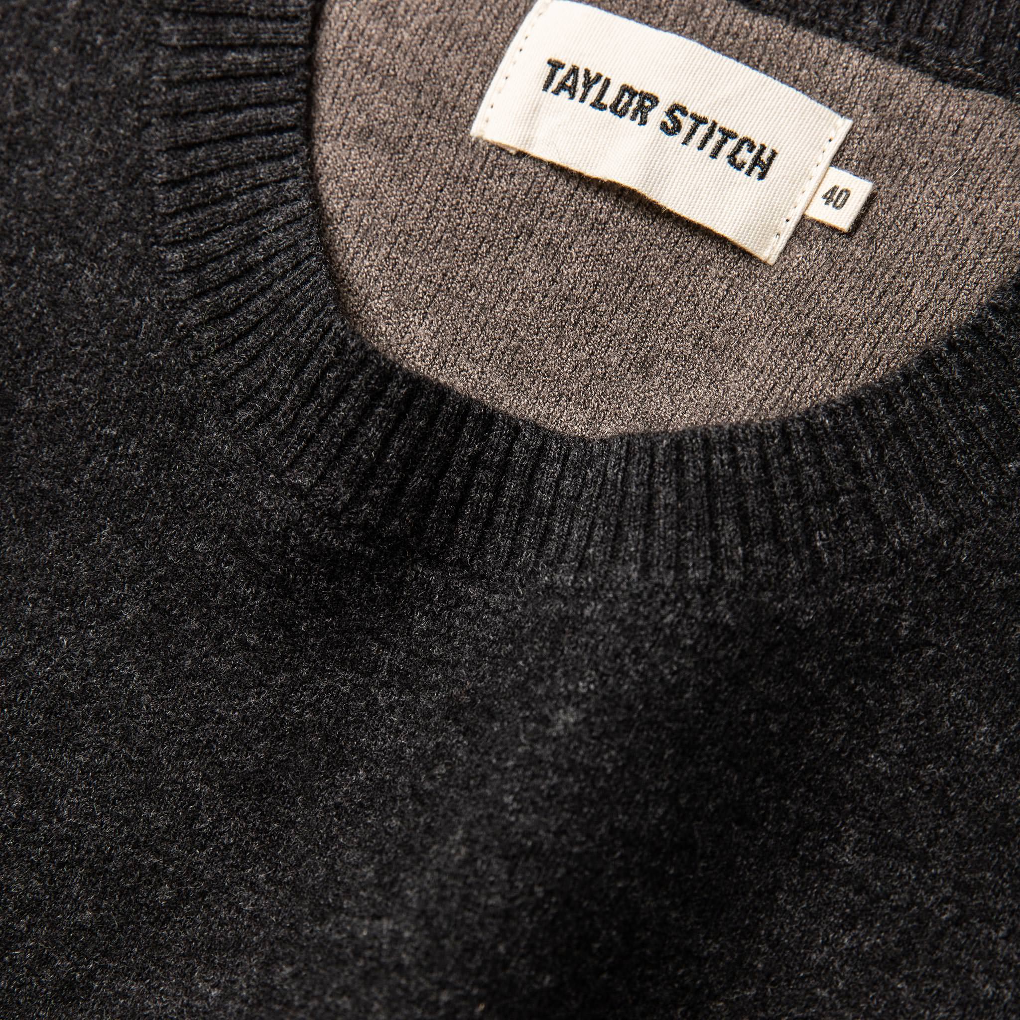 The Double Knit Sweater in Charcoal - Image 6