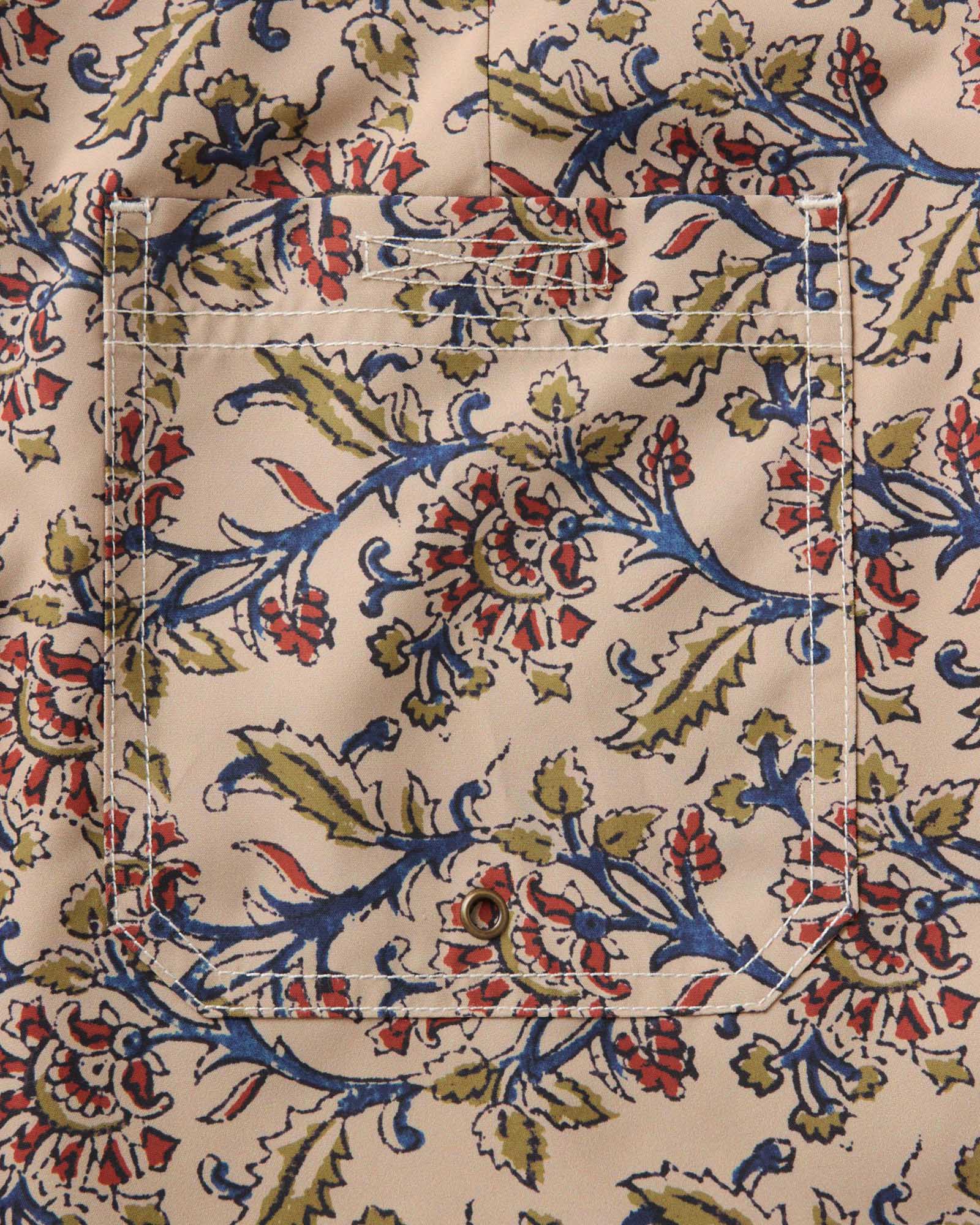 The Drift Board Short in Ivory Floral - Image 8