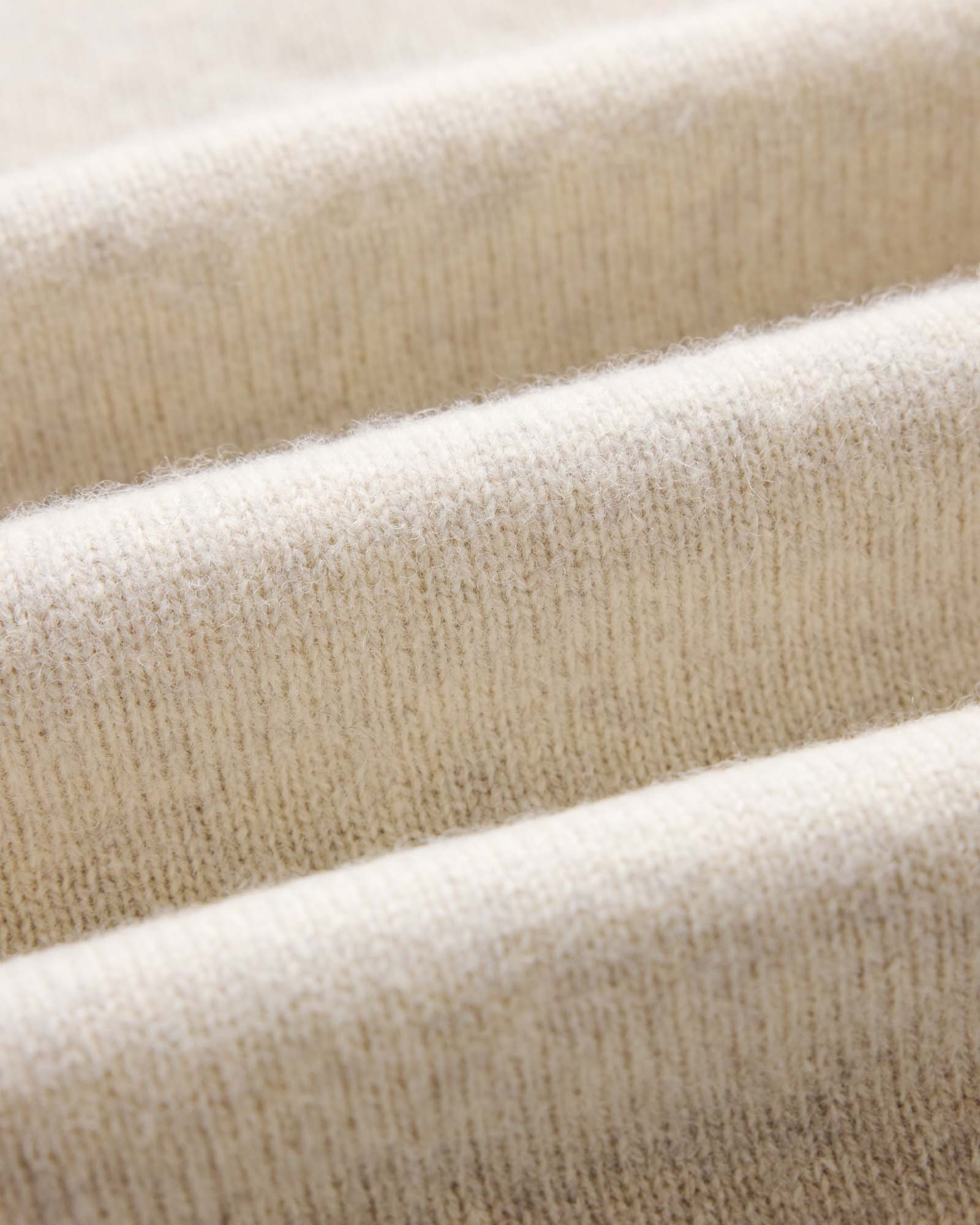 The Eastmoor Sweater in Heather Ivory Wool - Image 8